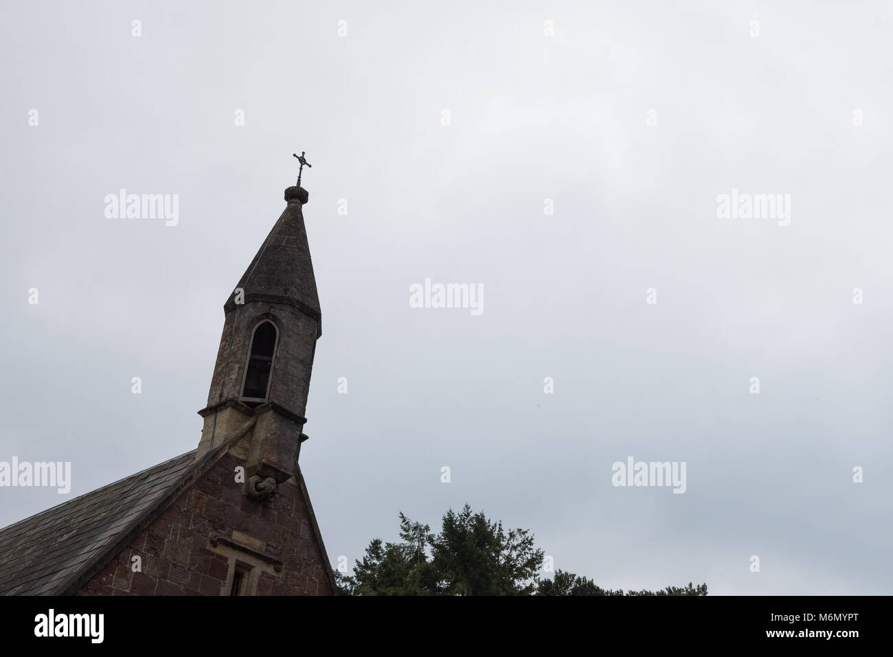 St Michel Archange clocher d'église près de Sidmouth Banque D'Images
