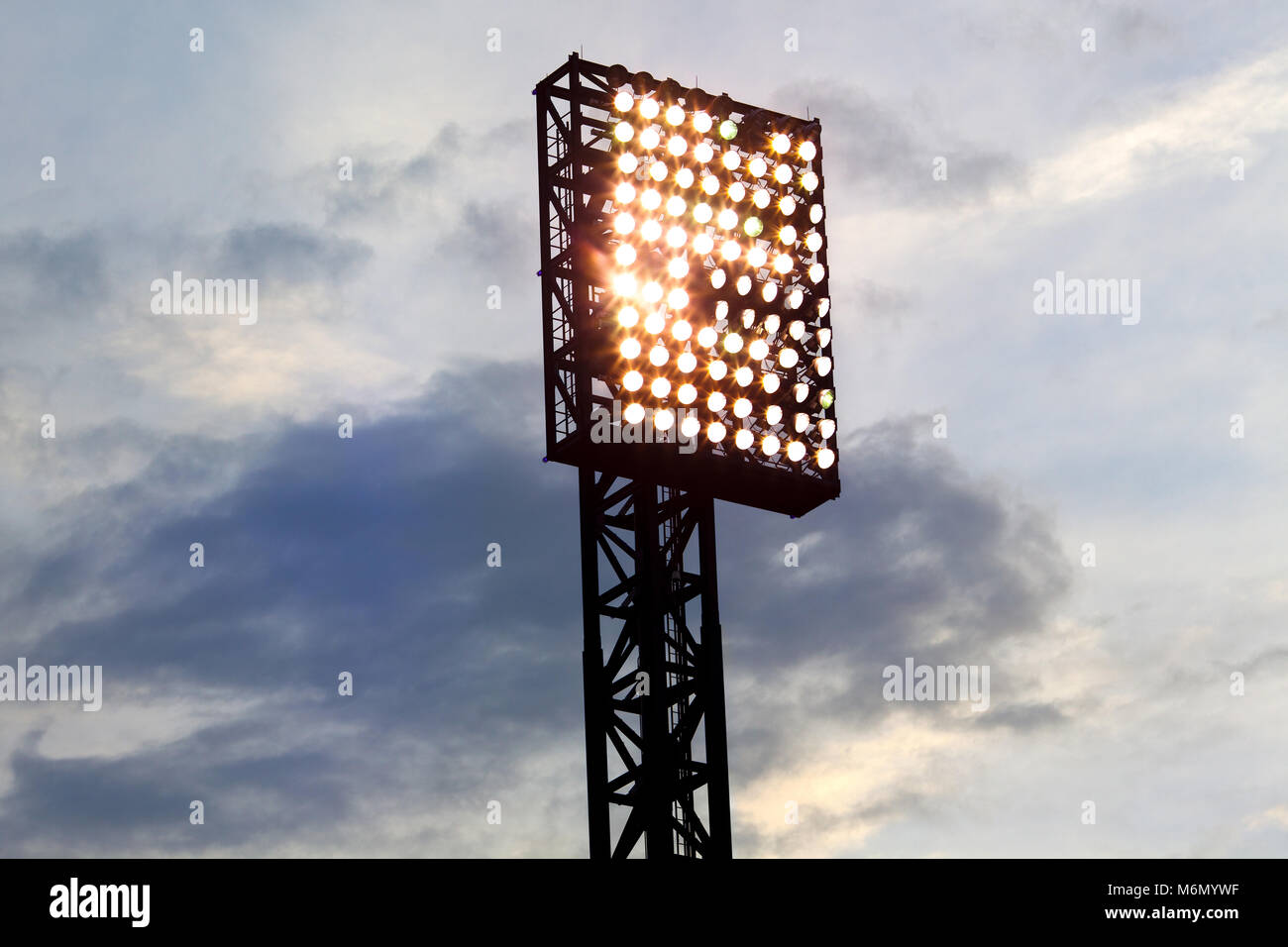 Tour de lumières à PNC Park Stadium, Pittsburgh, Pennsylvanie, USA Banque D'Images