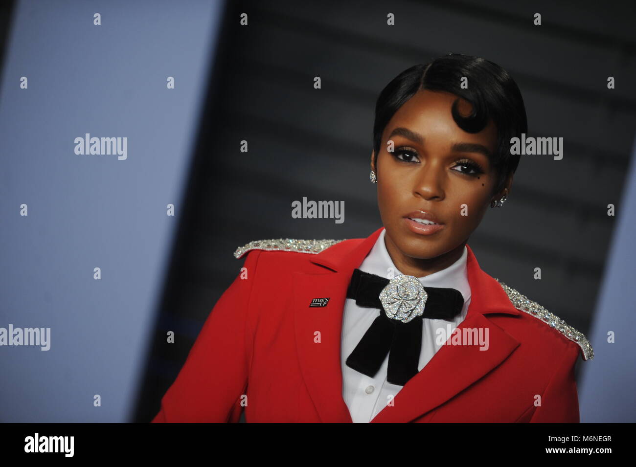 Los Angeles, Ca. 08Th Mar, 2018. 2018 Janelle Monae assiste à la Vanity Fair Oscar Party hosted by Radhika Jones à Wallis Annenberg Center for the Performing Arts le 4 mars 2018 à Beverly Hills, Californie. Personnes : Crédit : Janelle Monae Hoo Me.Com/Media Punch/Alamy Live News Banque D'Images