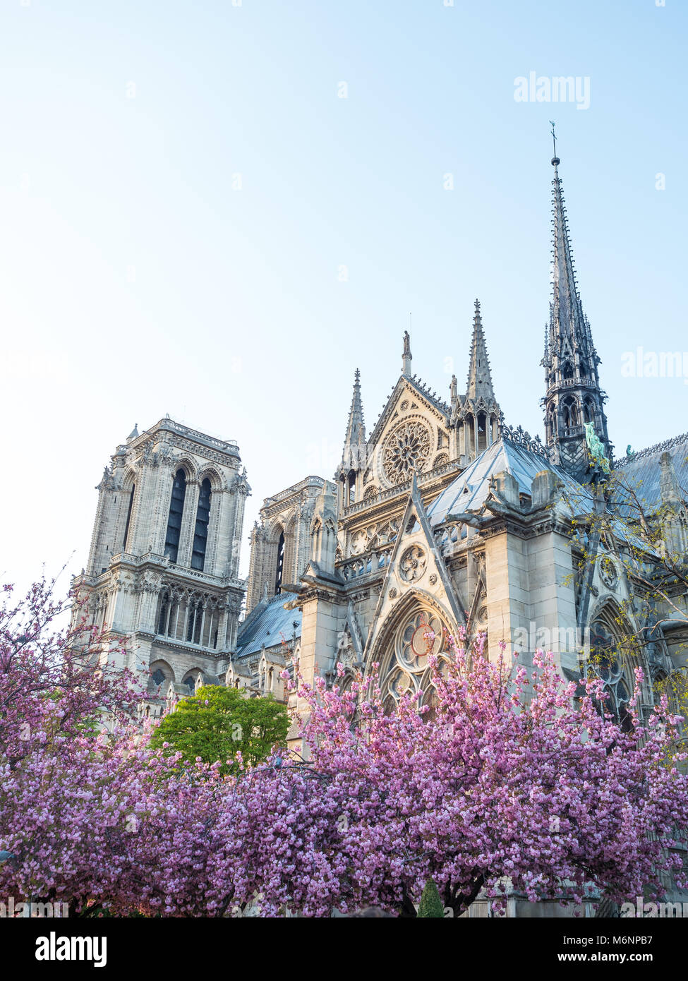 Beau printemps à Paris Banque D'Images