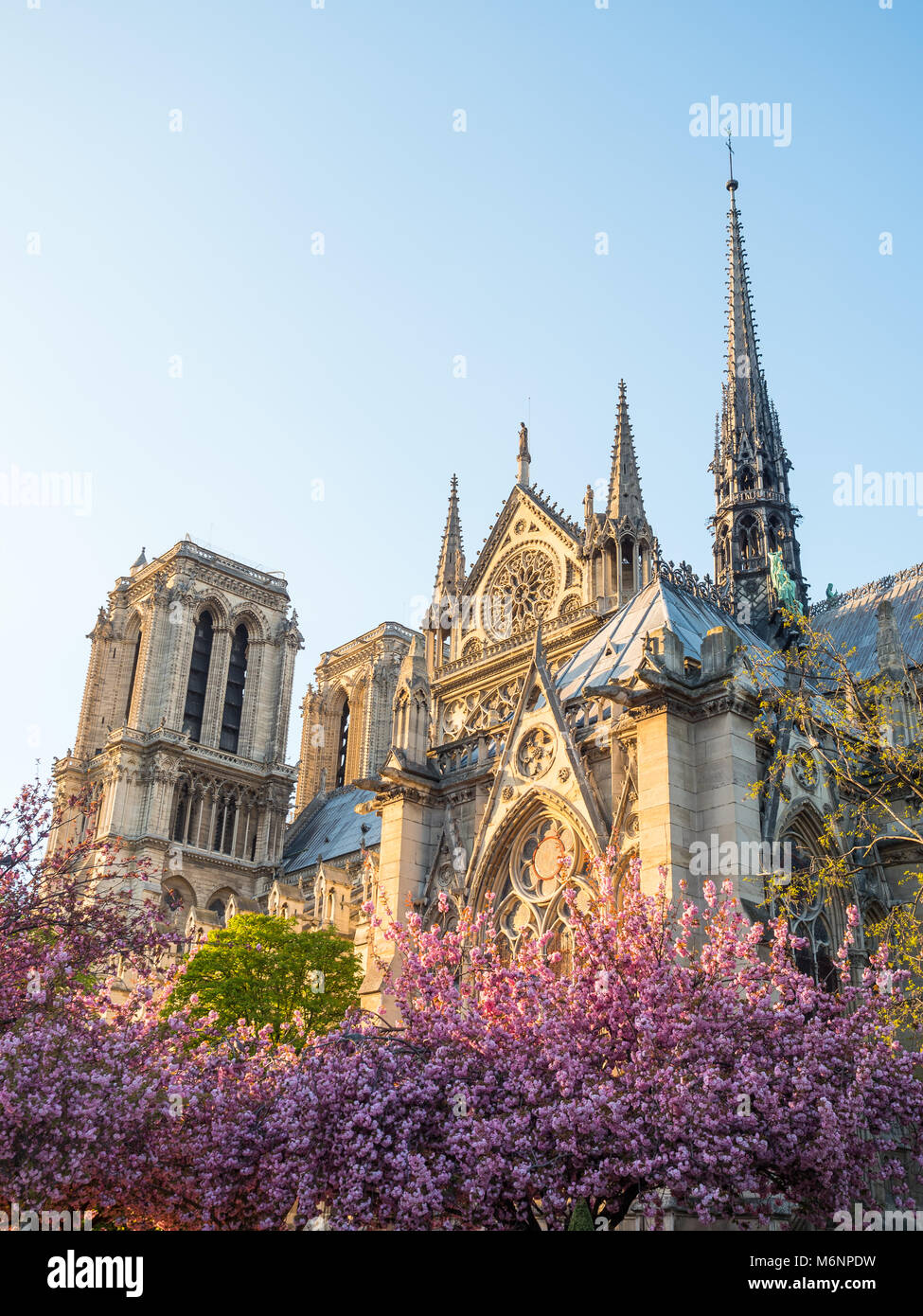 Beau printemps à Paris Banque D'Images