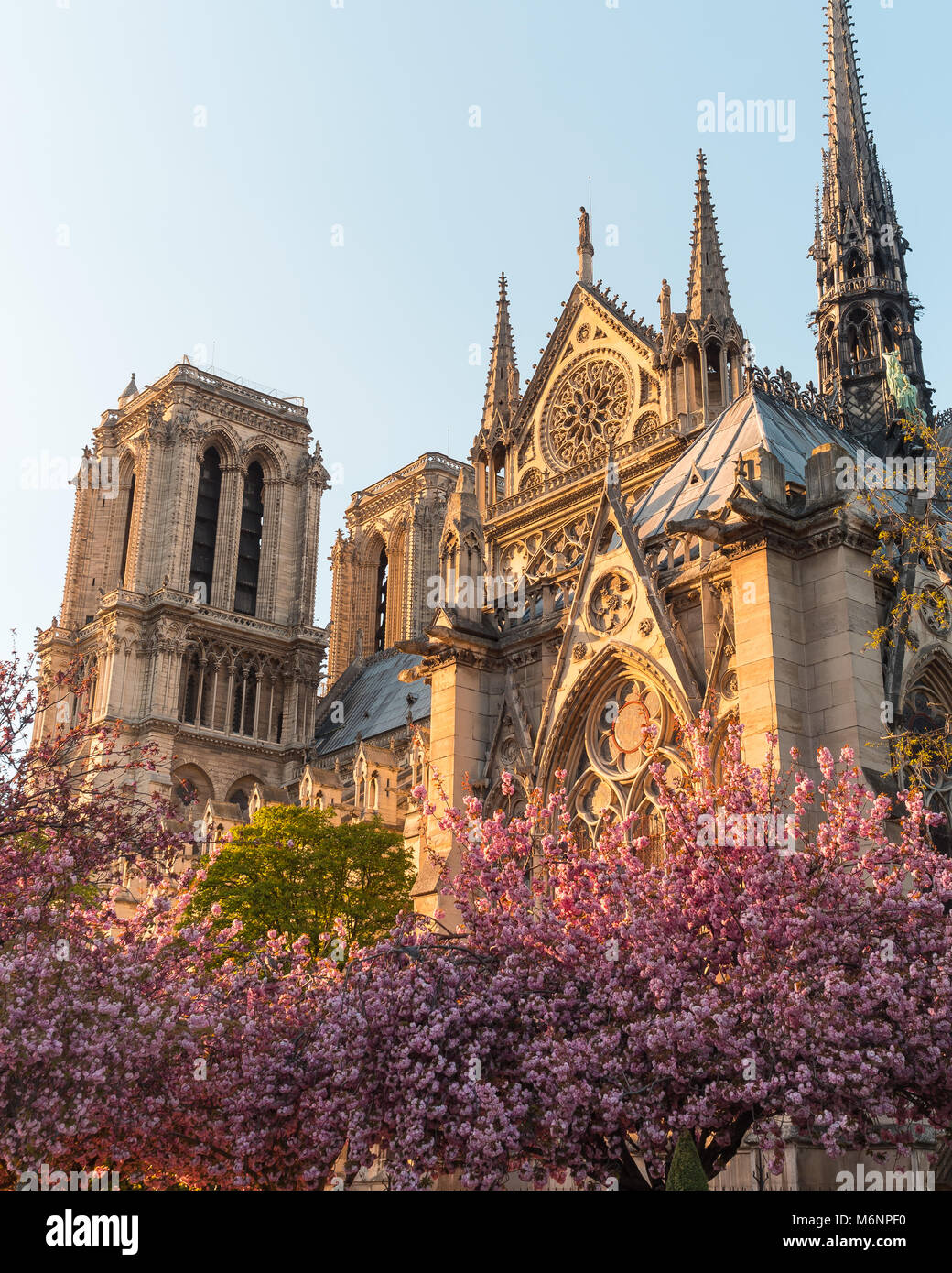 Beau printemps à Paris Banque D'Images