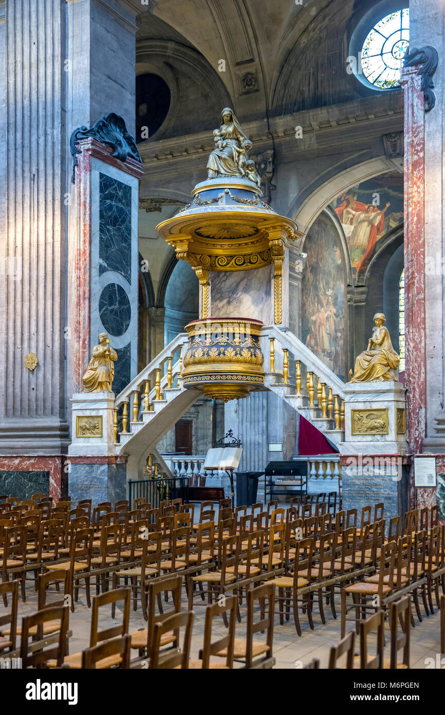 Eglise d'Herleville : la chaire