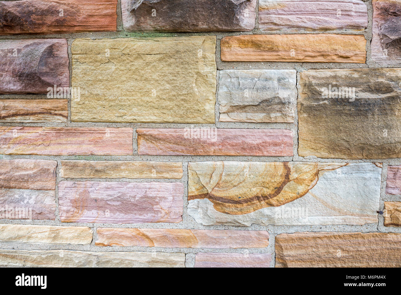 La surface du mur de pierre texturés Banque D'Images