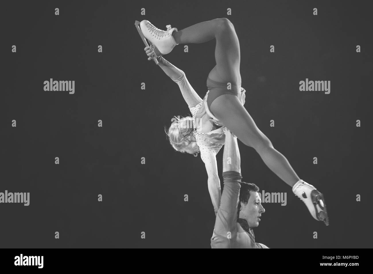 Exposition d'art sur glace à Zurich, Suisse, 2018 Banque D'Images