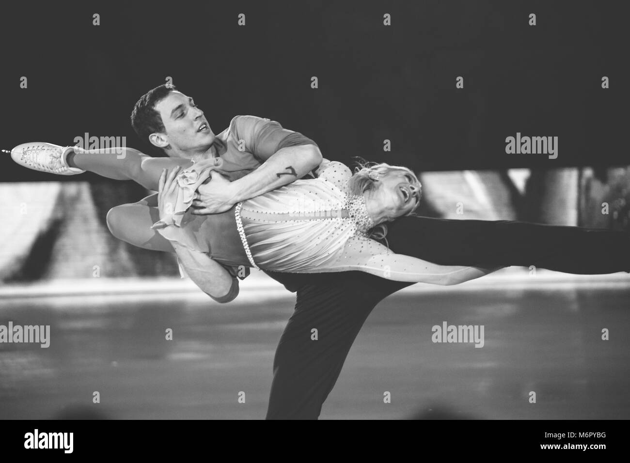 Exposition d'art sur glace à Zurich, Suisse, 2018 Banque D'Images