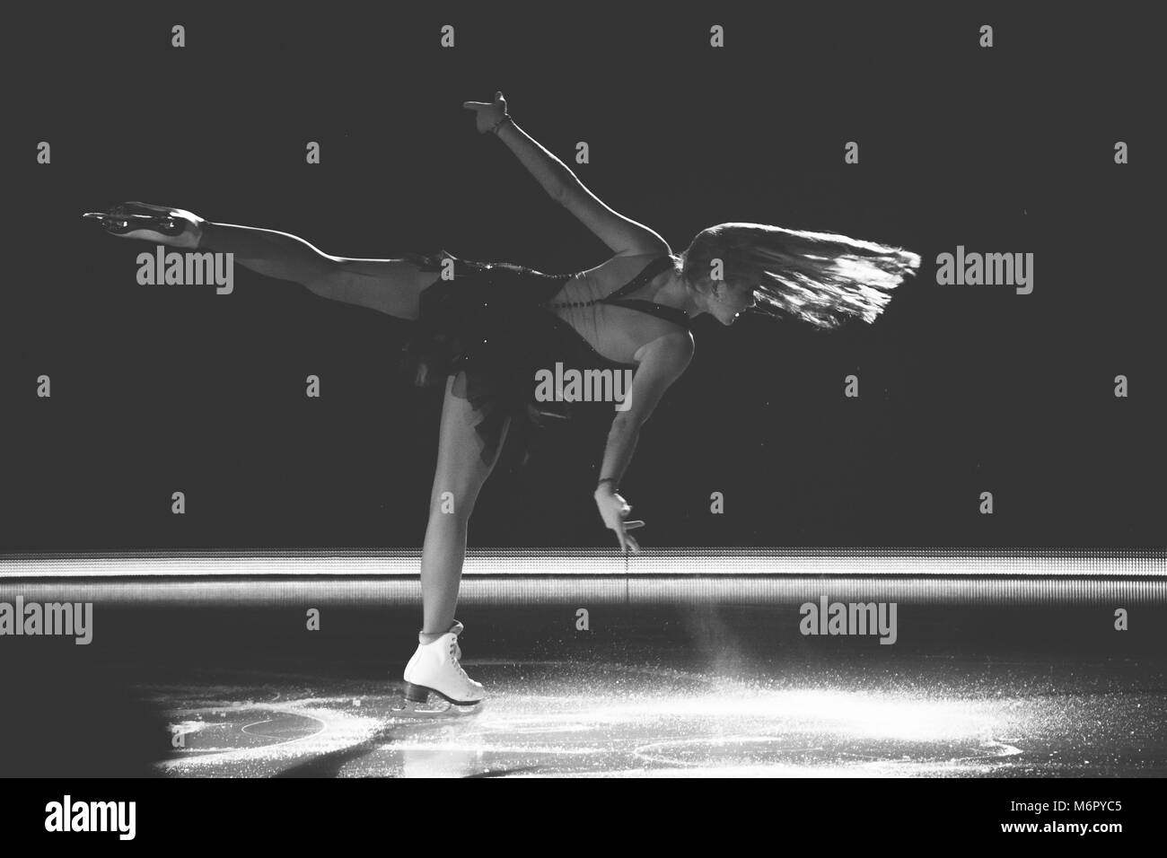 Exposition d'art sur glace à Zurich, Suisse, 2018 Banque D'Images