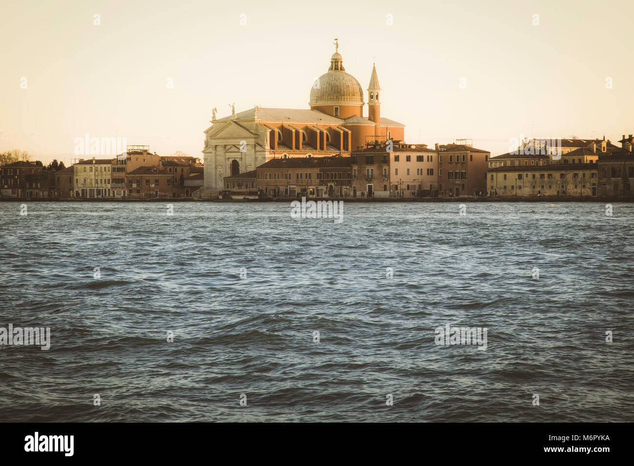 Très belle vue de Venise à partir de la lagune de Venise, Venise, Italie Banque D'Images