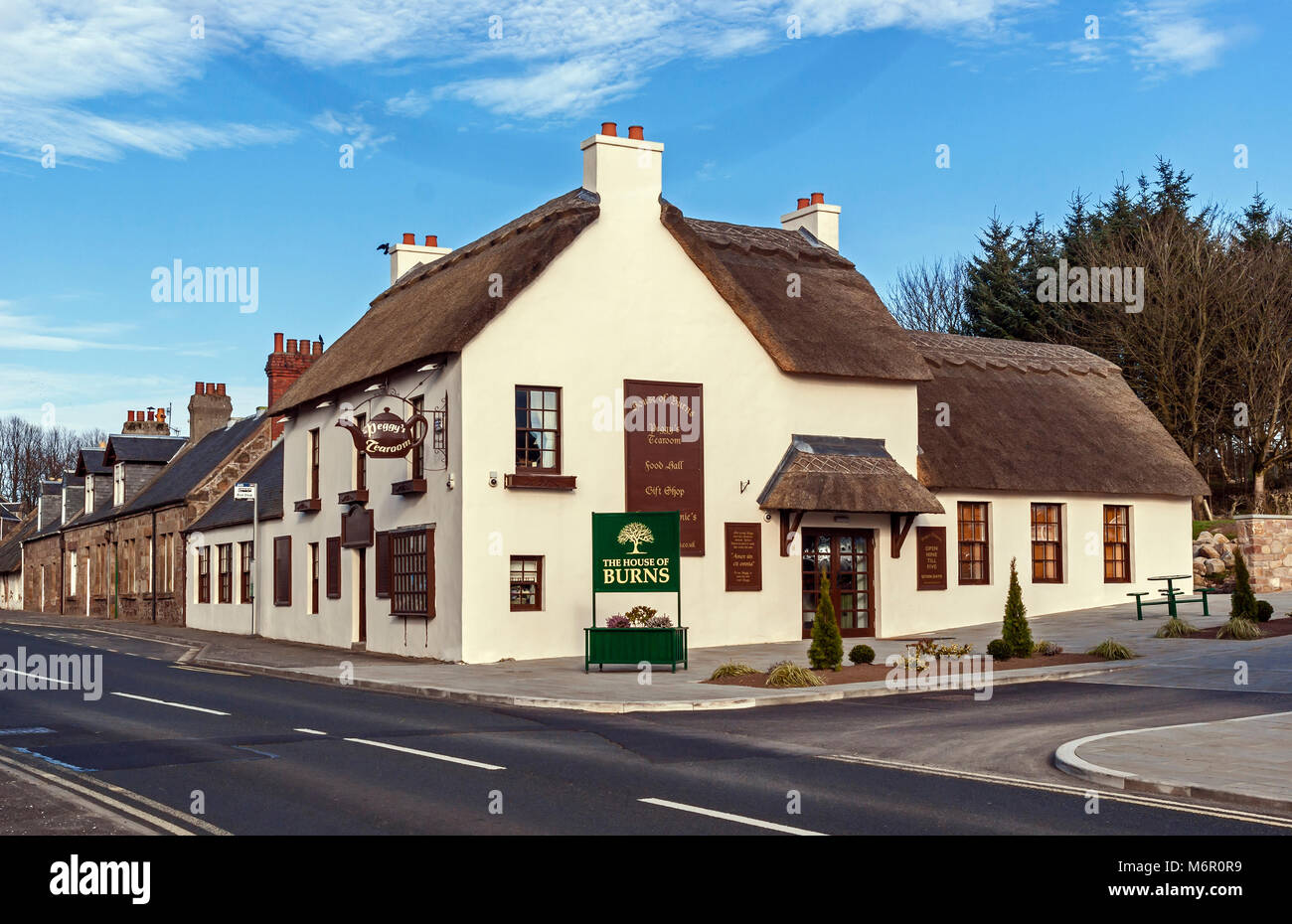 La Chambre de Burns Peggy's tearoom dans Kirkoswald Ayrshire Ecosse UK Banque D'Images