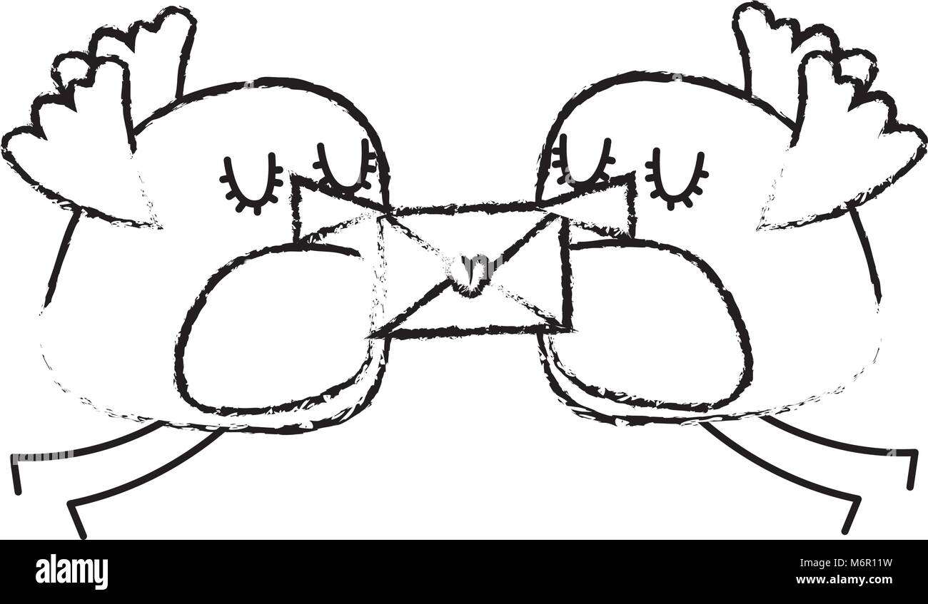 Belle flying birds avec message en bec belle illustration vecteur conception croquis Illustration de Vecteur Belle flying birds avec message en bec belle illustration vecteur conception croquis Illustration de Vecteur