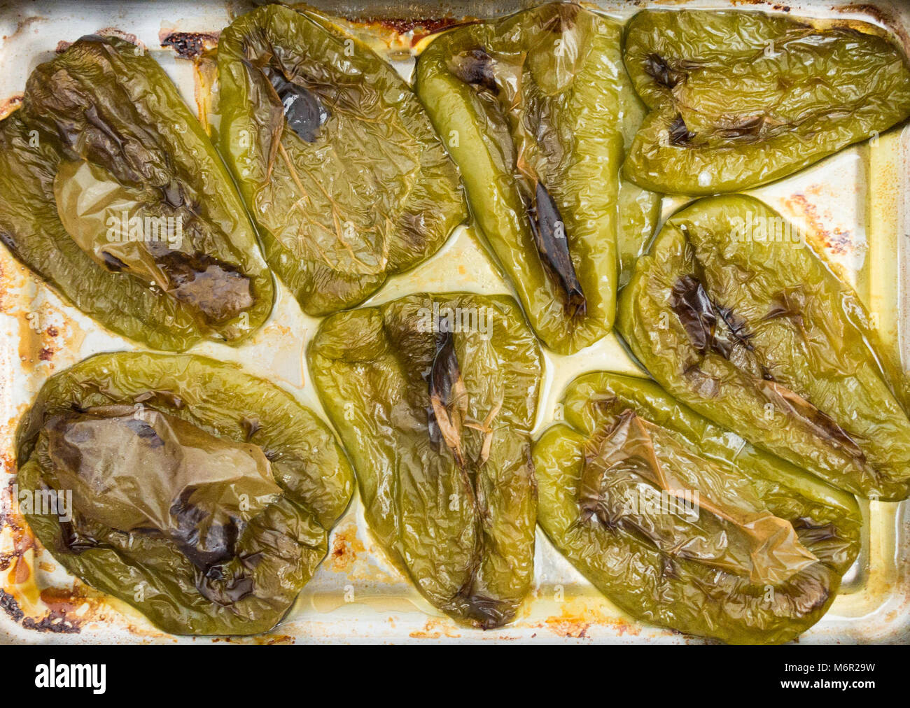 Poivrons rôtis Banque D'Images