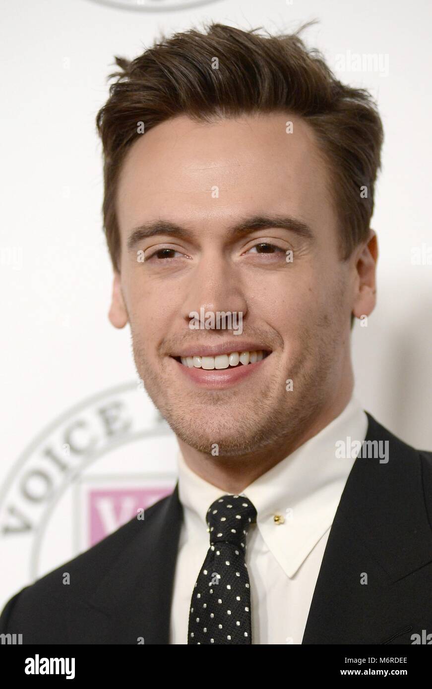 New York, NY, USA. 5Th Mar, 2018. Erich Bergen aux arrivées pour élever votre voix concert hommage à Julie Andrews, Alice Tully Hall au Lincoln Center, New York, NY 5 mars 2018. Credit : Kristin Callahan/Everett Collection/Alamy Live News Banque D'Images