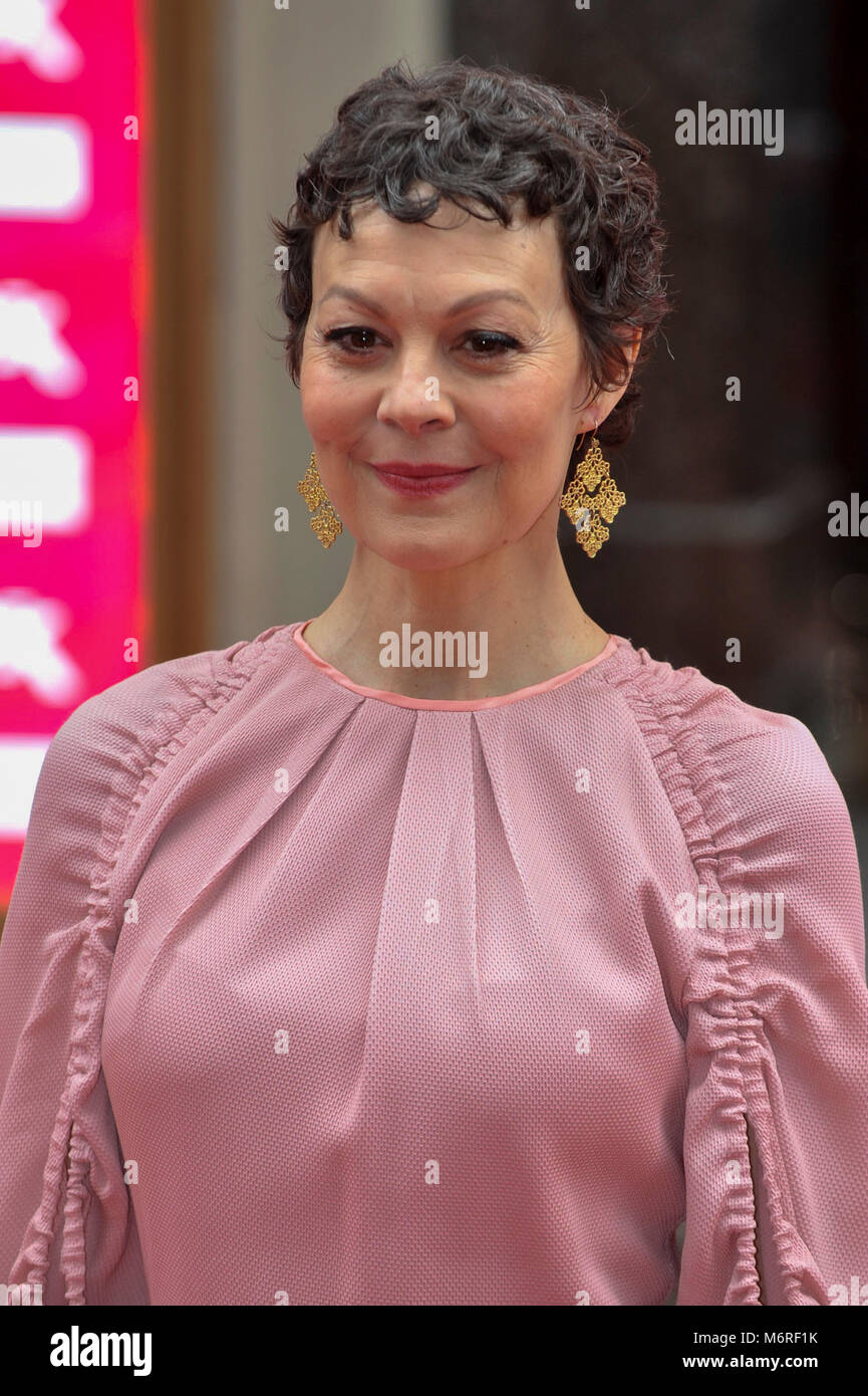 Londres, Royaume-Uni. 6 mars 2018. Helen McCrory, actrice, arrive pour le Prince's Trust et TK Maxx & Homesense Awards 2018 au London Palladium. Crédit : Stephen Chung / Alamy Live News Banque D'Images