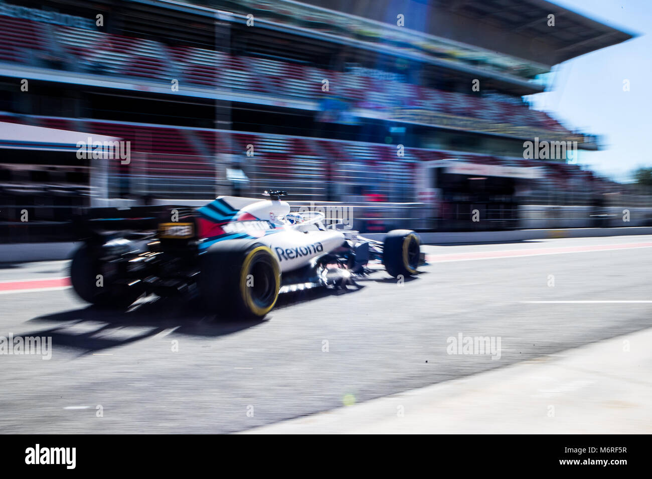 Montmelo, Catalogne, Espagne. Mar 6, 2018. Sergey Sirotkin, Williams Martini Racing driver vu au cours de la 1re journée de la deuxième semaine de la F1 au circuit de Barcelona-Catalunya jours d'essai. Credit :   4764 MA 2.jpg Images/SOPA/ZUMA/Alamy Fil Live News Banque D'Images