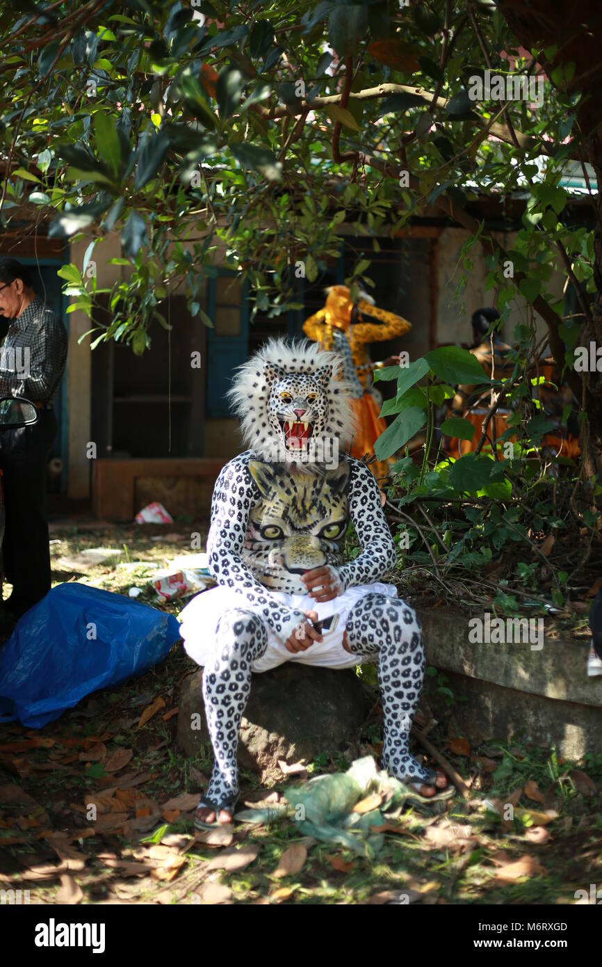 Pooram thrissur, Kerala festivals Banque D'Images