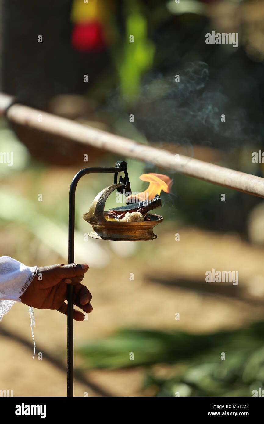 Pooram thrissur, Kerala festivals Banque D'Images