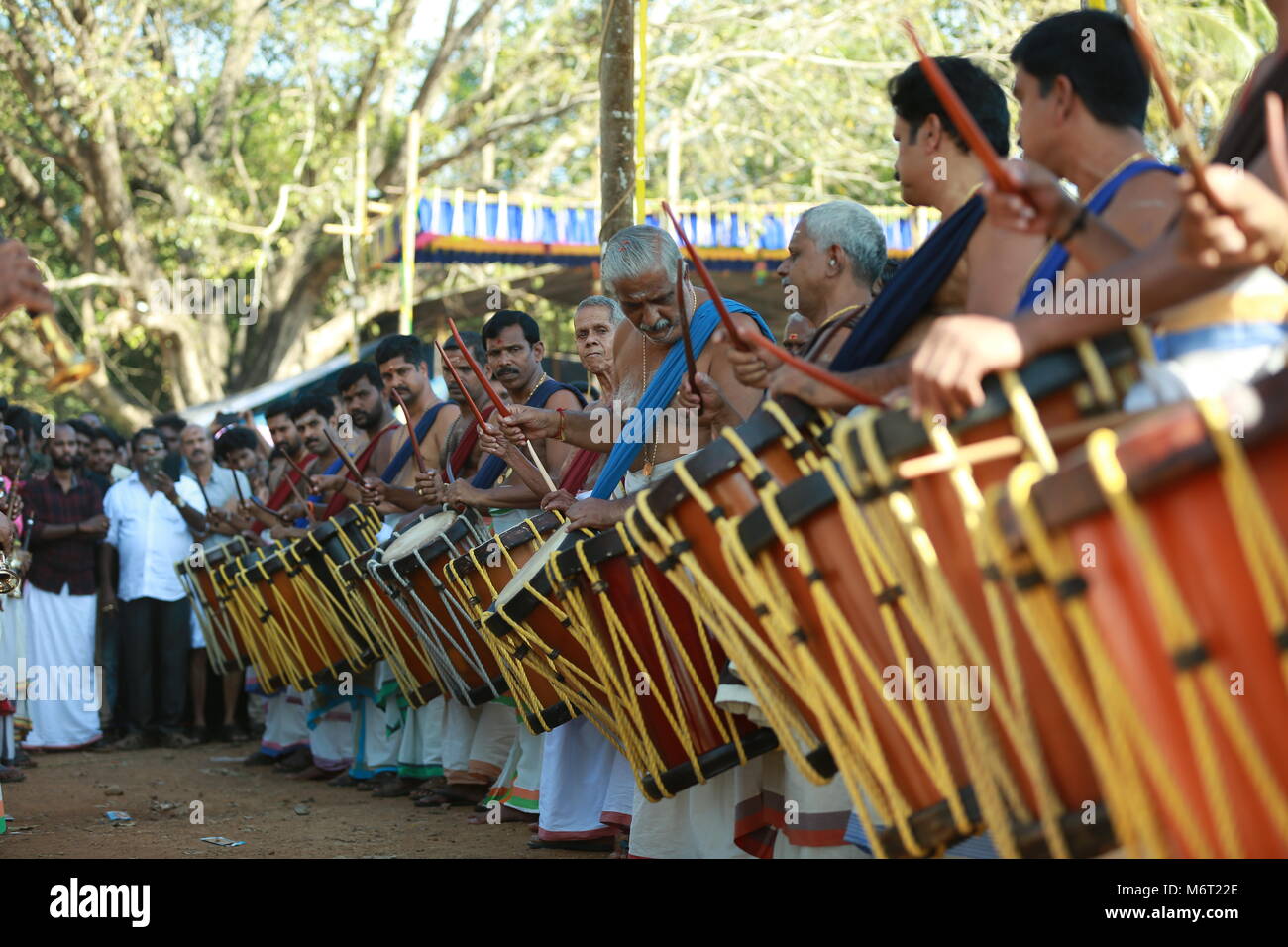Pooram thrissur, Kerala festivals Banque D'Images