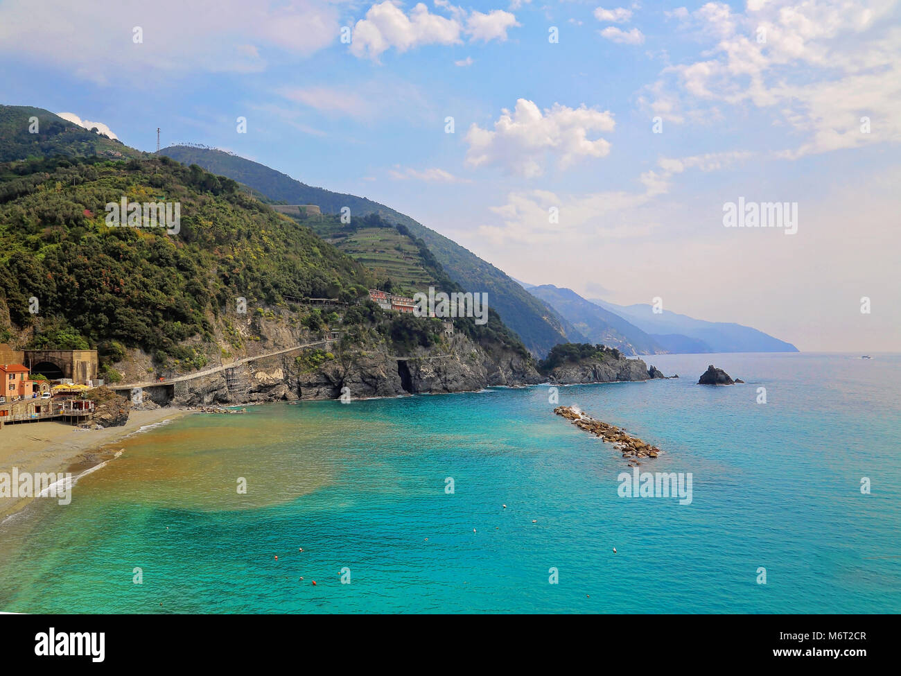 L'Italie, rues colorées à Cinque Terre Monterosso Banque D'Images