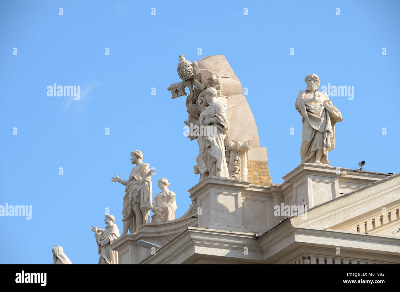 St Peter's, Cité du Vatican, Rome, Italie Banque D'Images