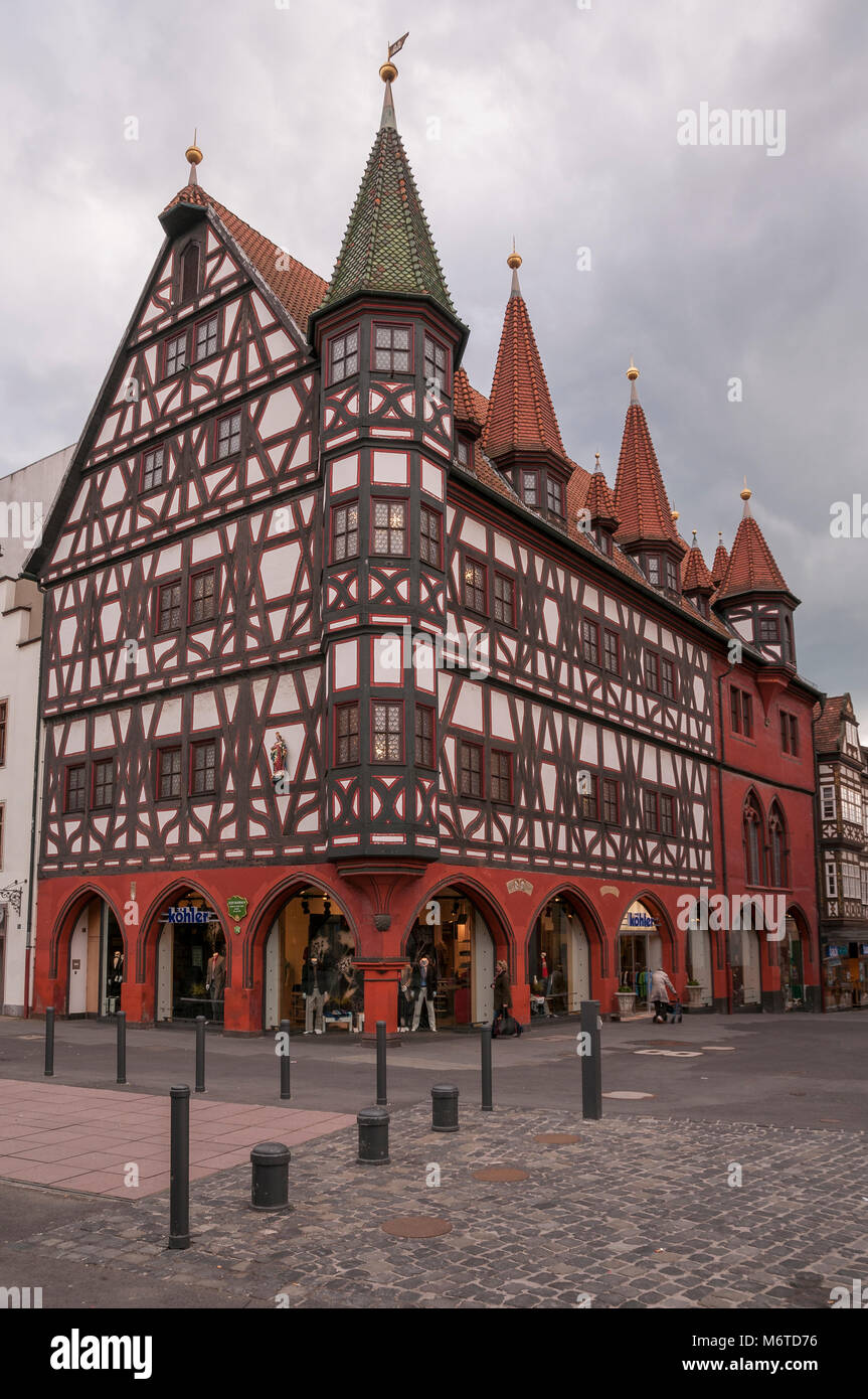 Altes Rathaus, Fulda, Hesse, Germany, Europe Banque D'Images
