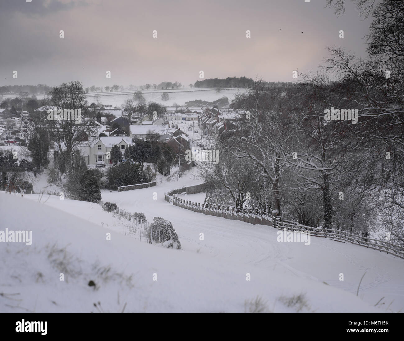 Norham sur Allier l'un des villages les plus au nord en Angleterre Banque D'Images