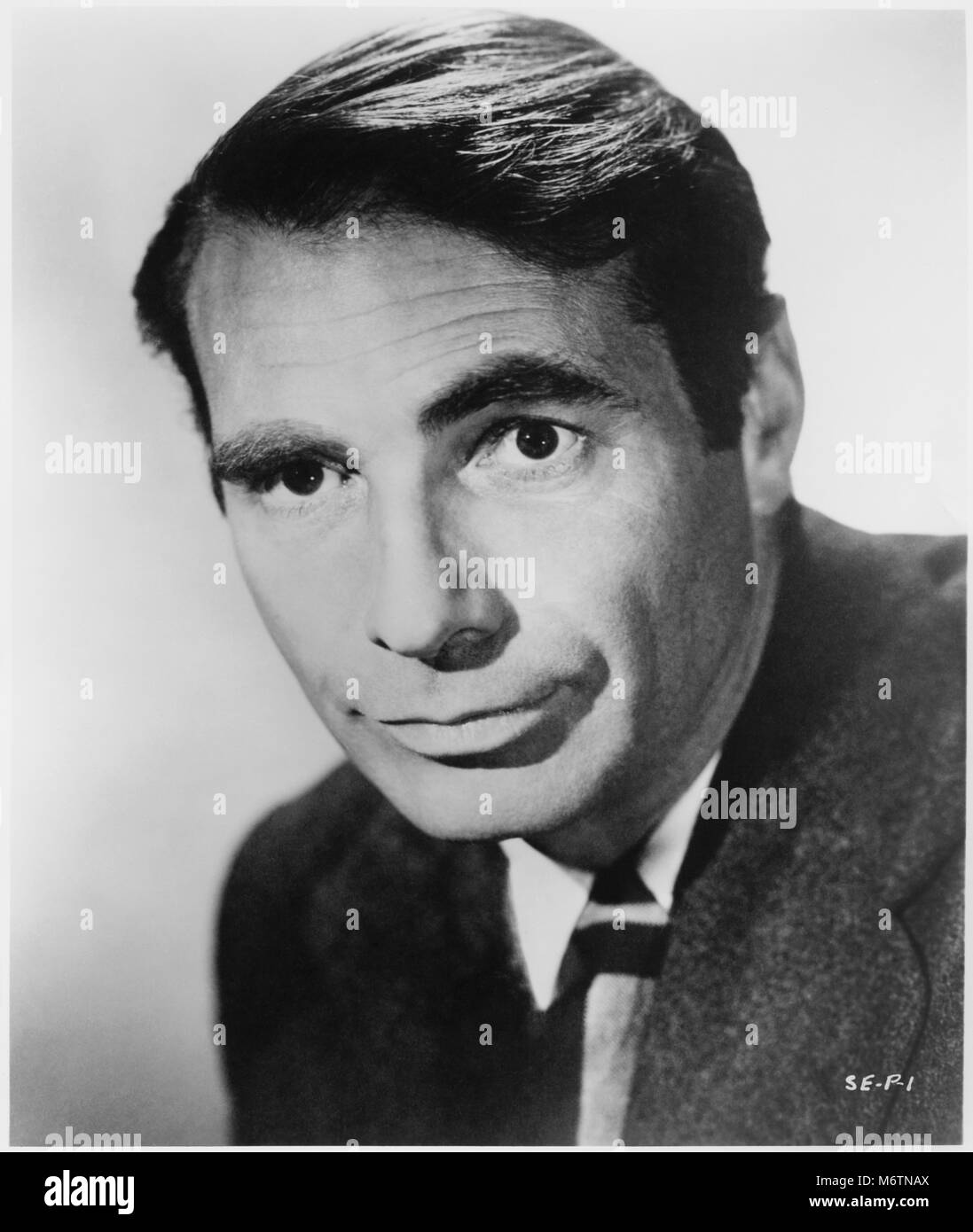 Gary Merrill, Portrait publicitaire pour le film, 'The Savage Eye" Distributing-Kingsley Trans-Lux, International, 1960 Banque D'Images