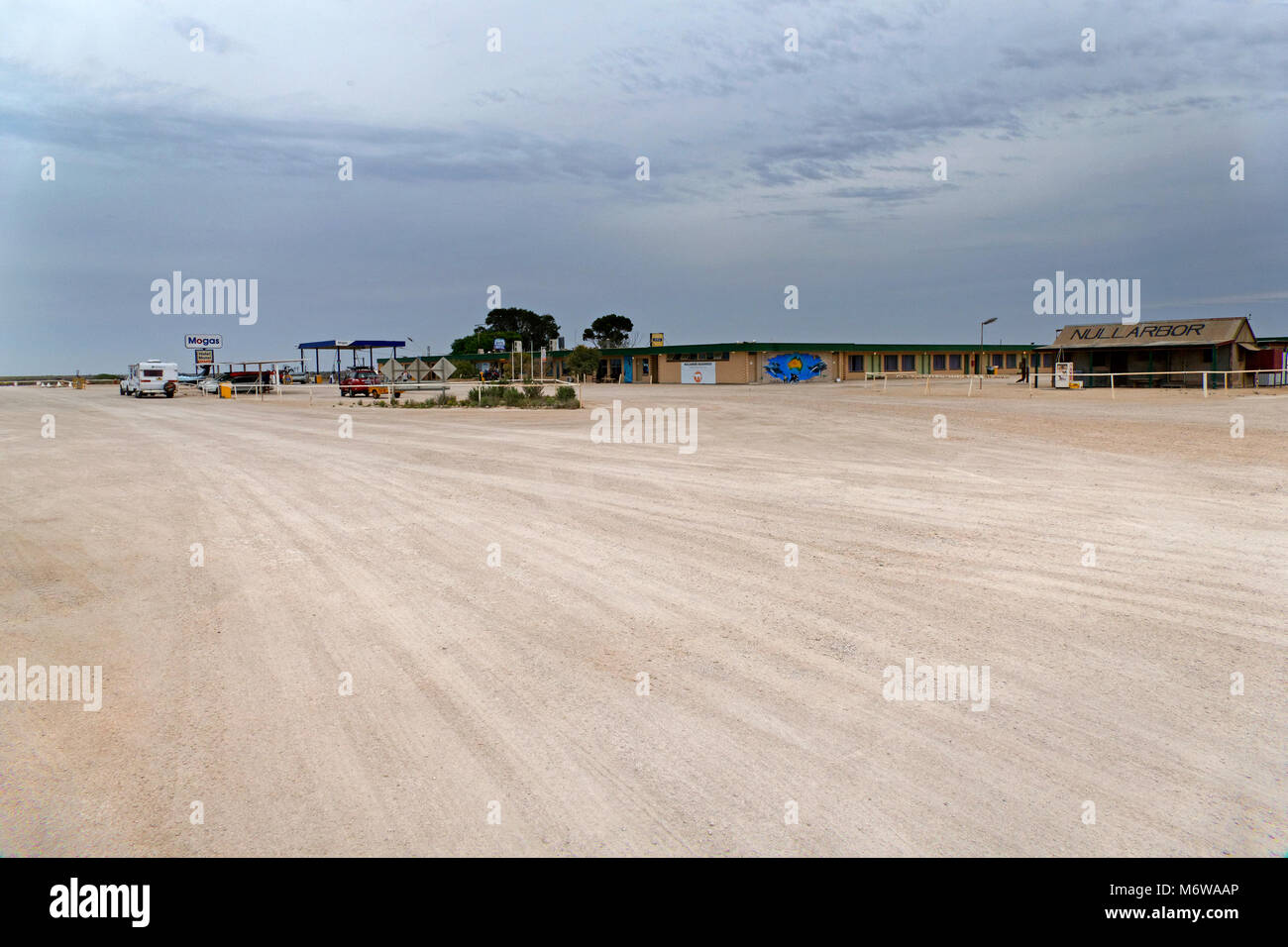 Roadhouse Nullarbor, Australie. Banque D'Images