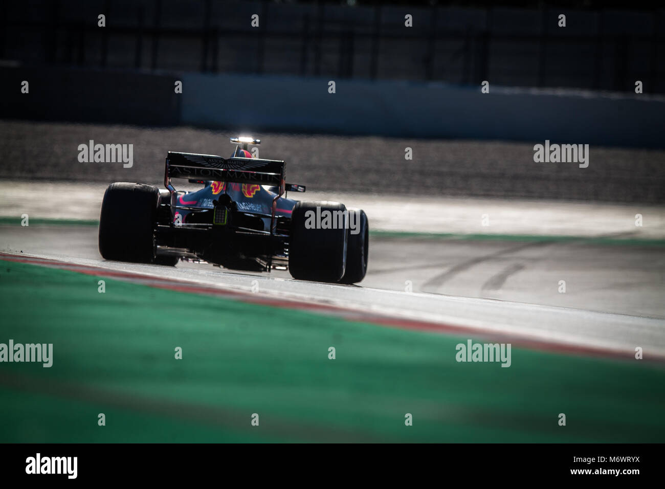 Montmelo, Catalogne, Espagne. Mar 6, 2018. Ricciardo, Red Bull F1 Team F1 pilote vu au cours de journées d'essais au circuit de Montmelo. Credit :   5247.jpg MA SOPA/Images/ZUMA/Alamy Fil Live News Banque D'Images