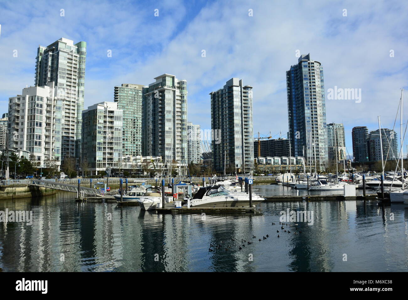 Immobilier de luxe haut de gamme dans le quartier de Yaletown, Vancouver C.-B.,Canada. Banque D'Images