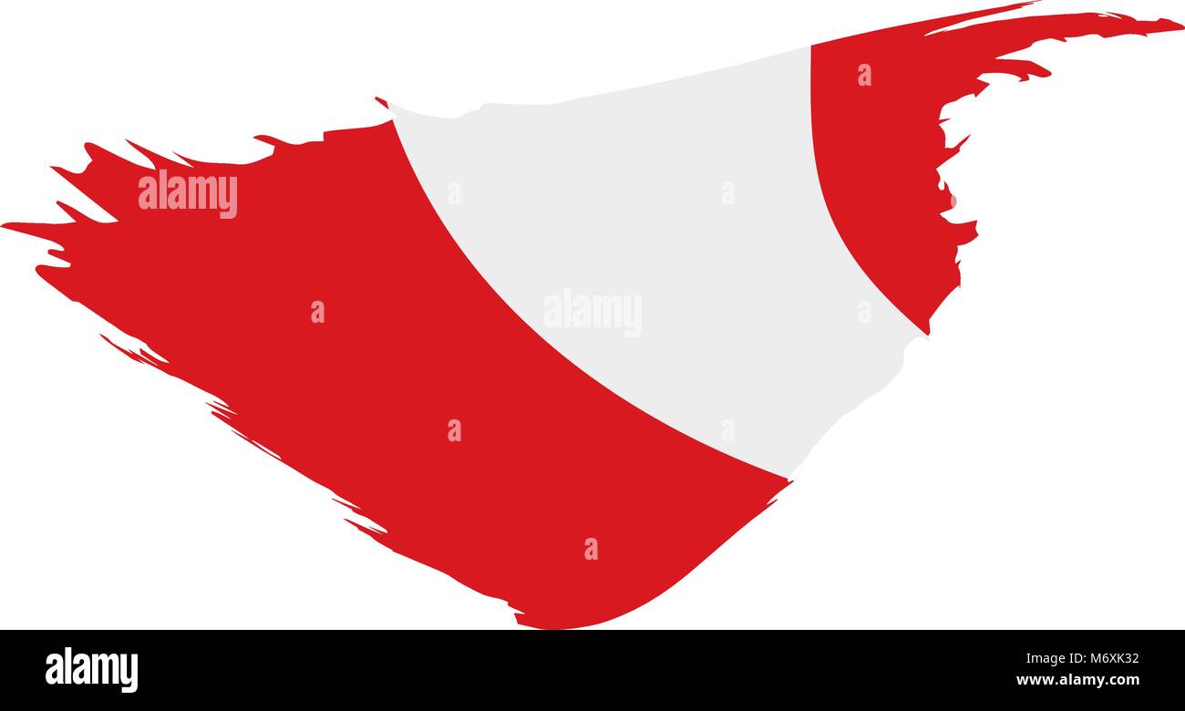 Pérou drapeau, vector illustration Illustration de Vecteur