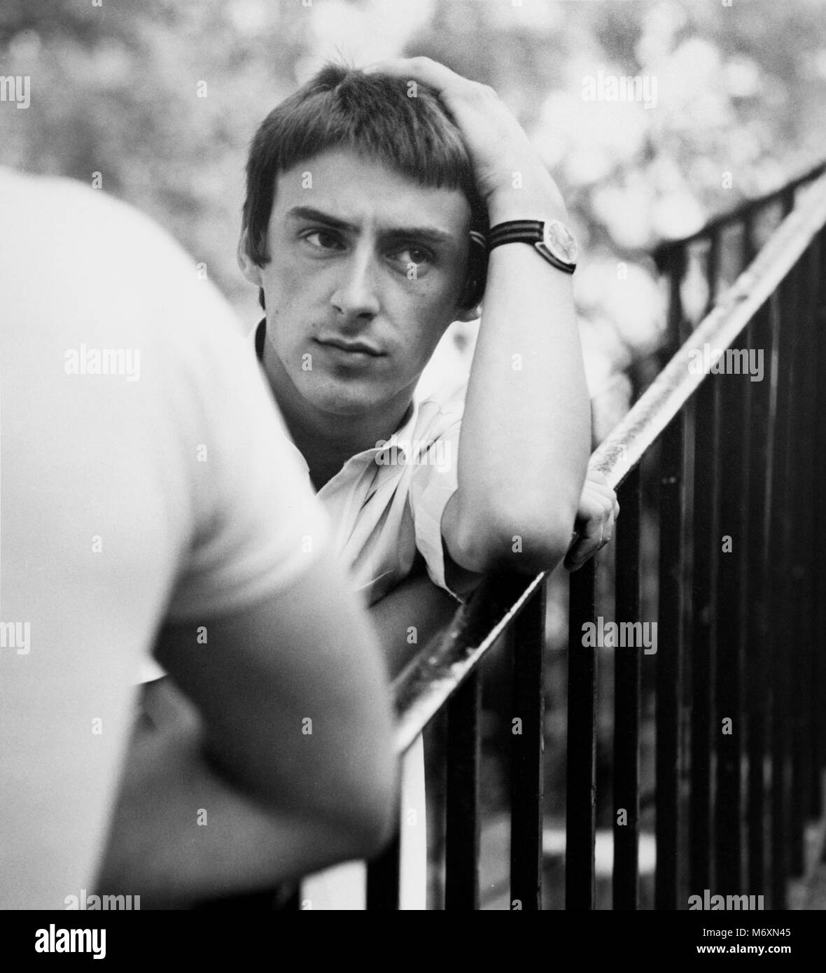 Paul Weller , la confiture, conseil Style portraits candides Banque D'Images