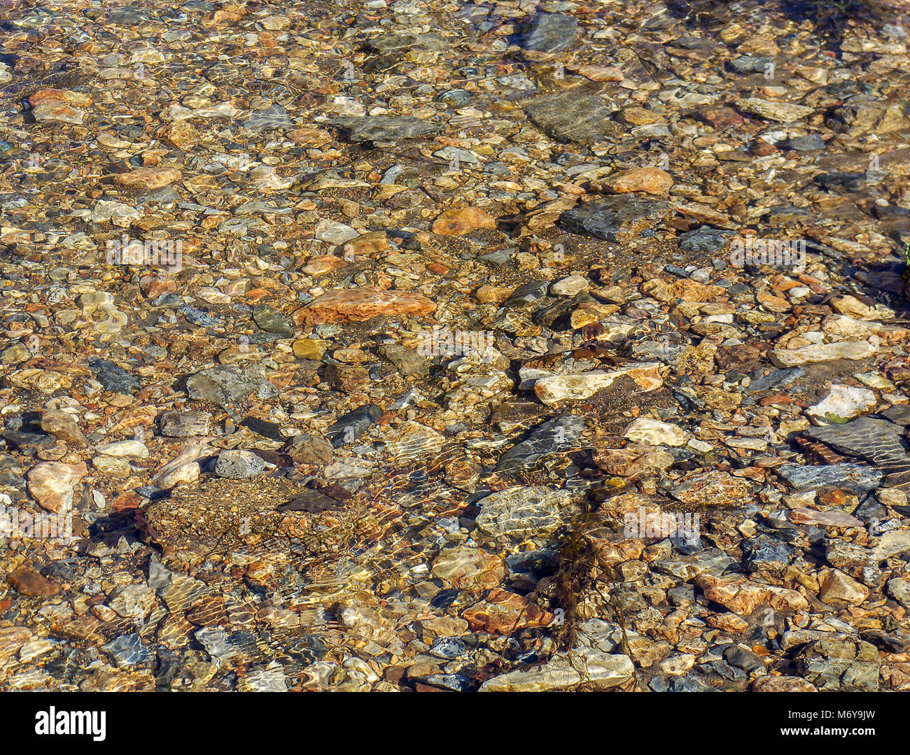 Sous fond de Rock Creek Banque D'Images