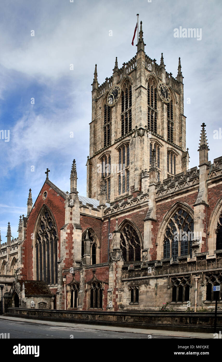 L'Angleterre, l'East Riding of Yorkshire, Kingston Upon Hull City, le Princes street, typique de style géorgien Banque D'Images