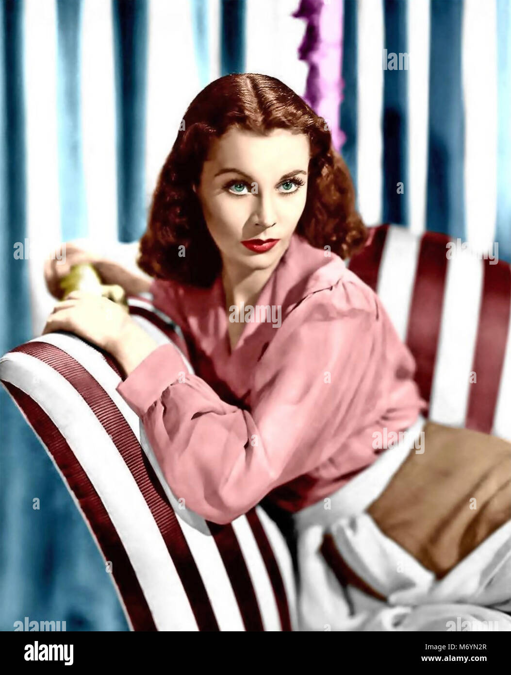 VIVIEN LEIGH (1913-1967) actrice et Stade Français vers 1939 Banque D'Images