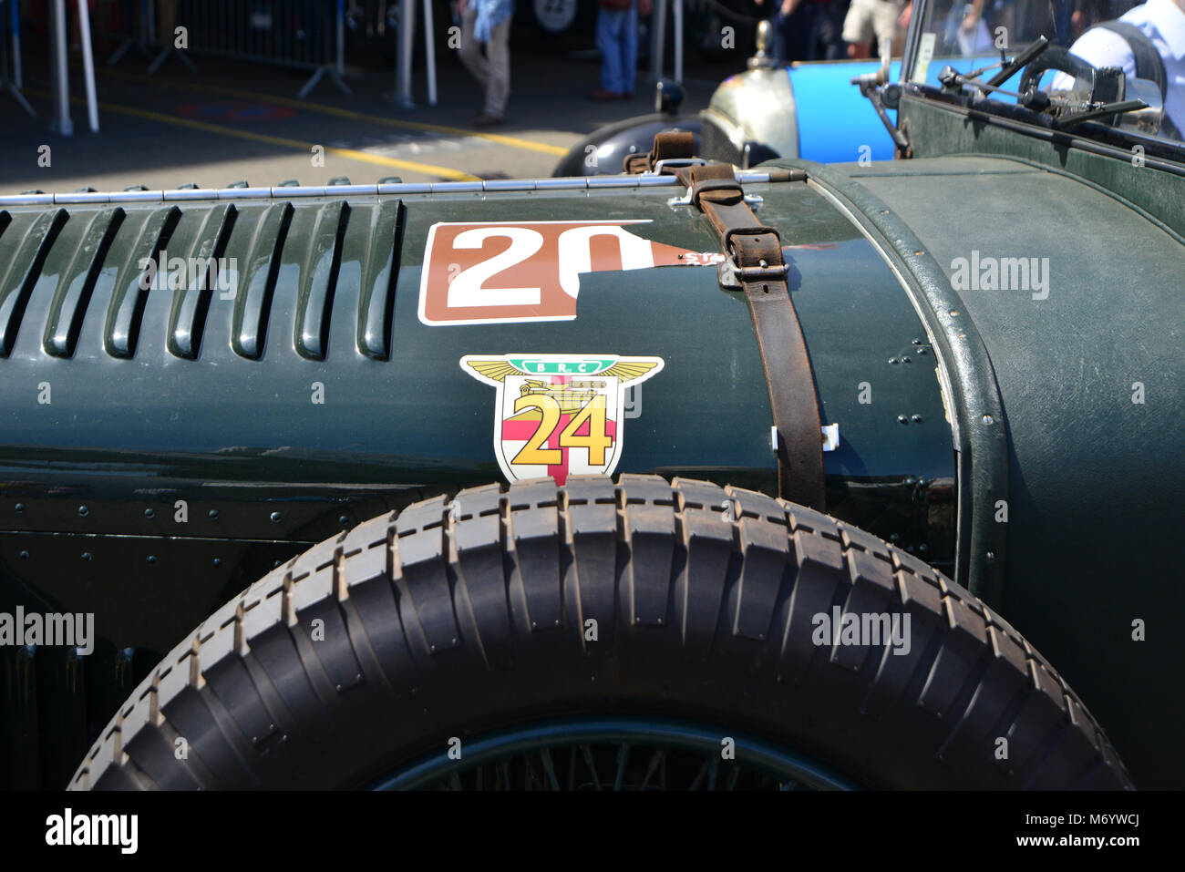 Bentley, Le Mans Classic 2016, 2016, course, circuit Classic, Classic cars, voitures de course classique, France, véhicules historiques, historique de la Sarthe, sport automobile Banque D'Images