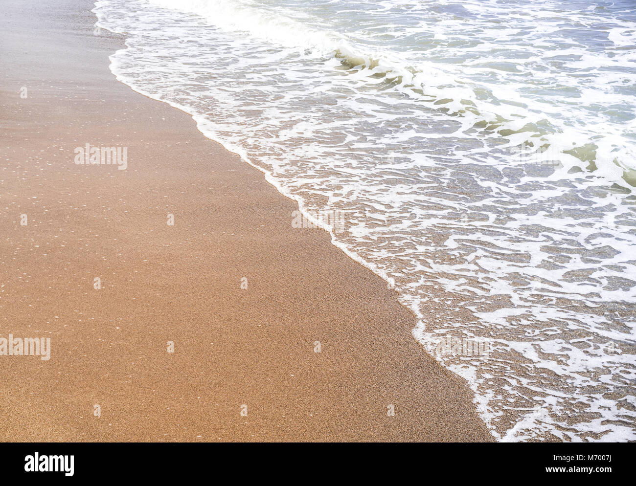 Sable et des vagues Banque D'Images