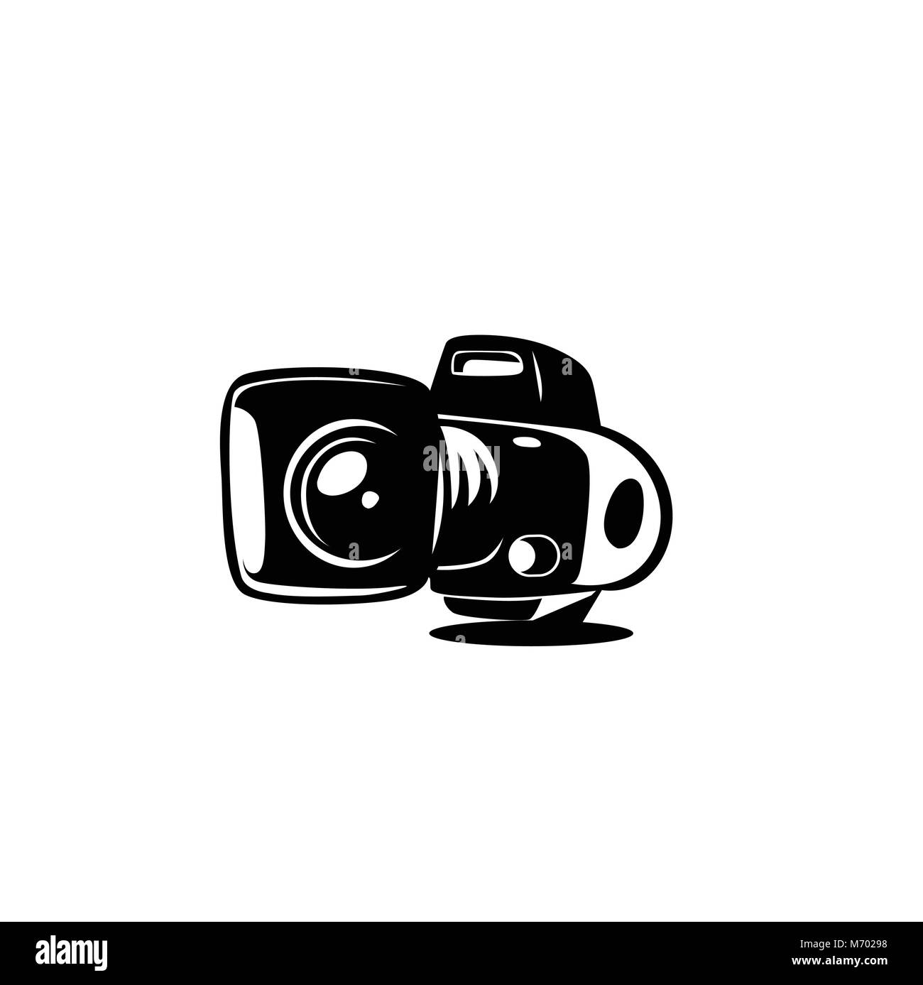 Logo de vecteur minimal caméra illutration. Illustration de Vecteur