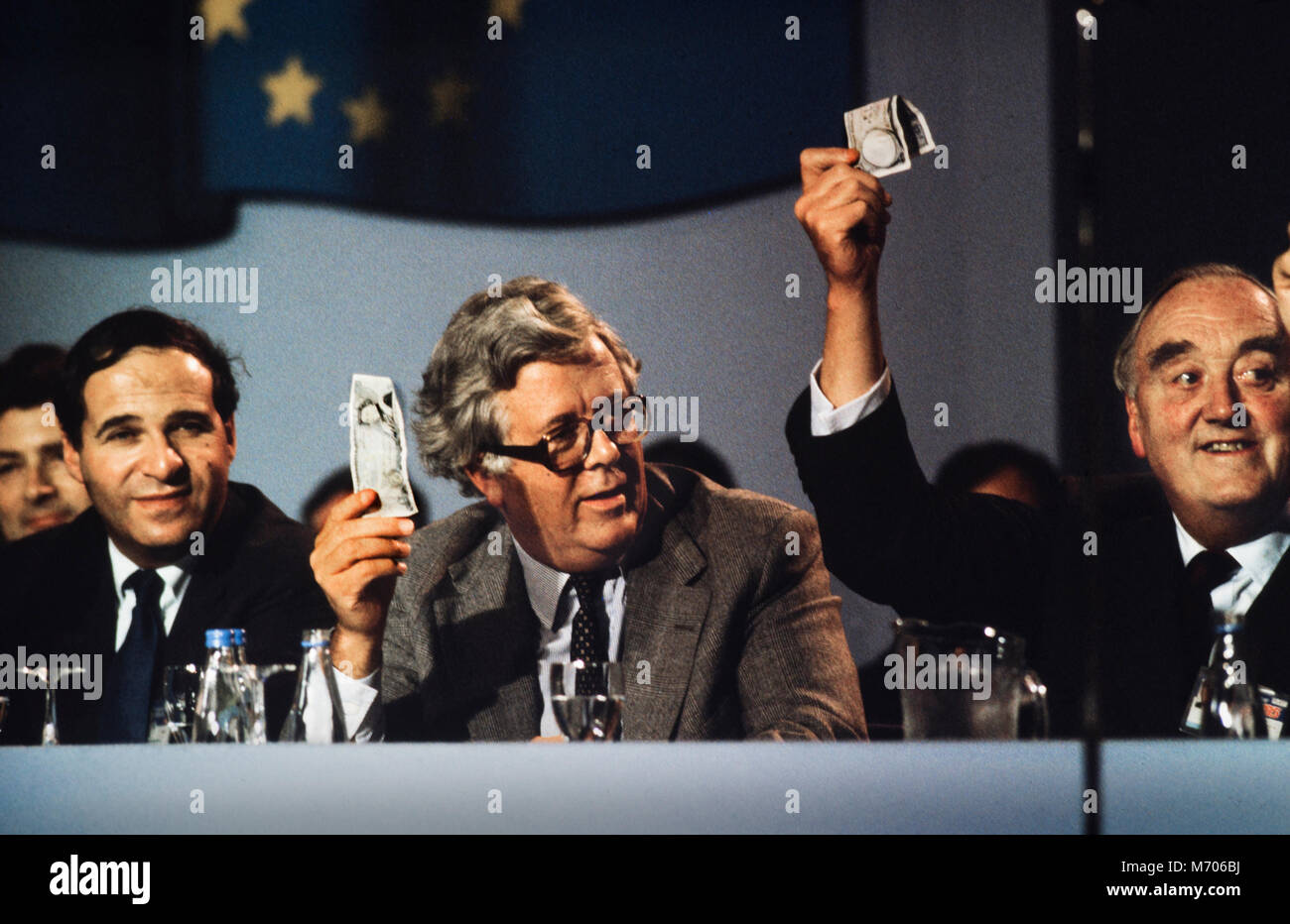 Conférence du parti conservateur à l'hiver 1985, le Blackpool Jardins conférence annuelle du parti conservateur à Blackpool avec Margaret Thatcher en tant que premier ministre et chef de parti Banque D'Images