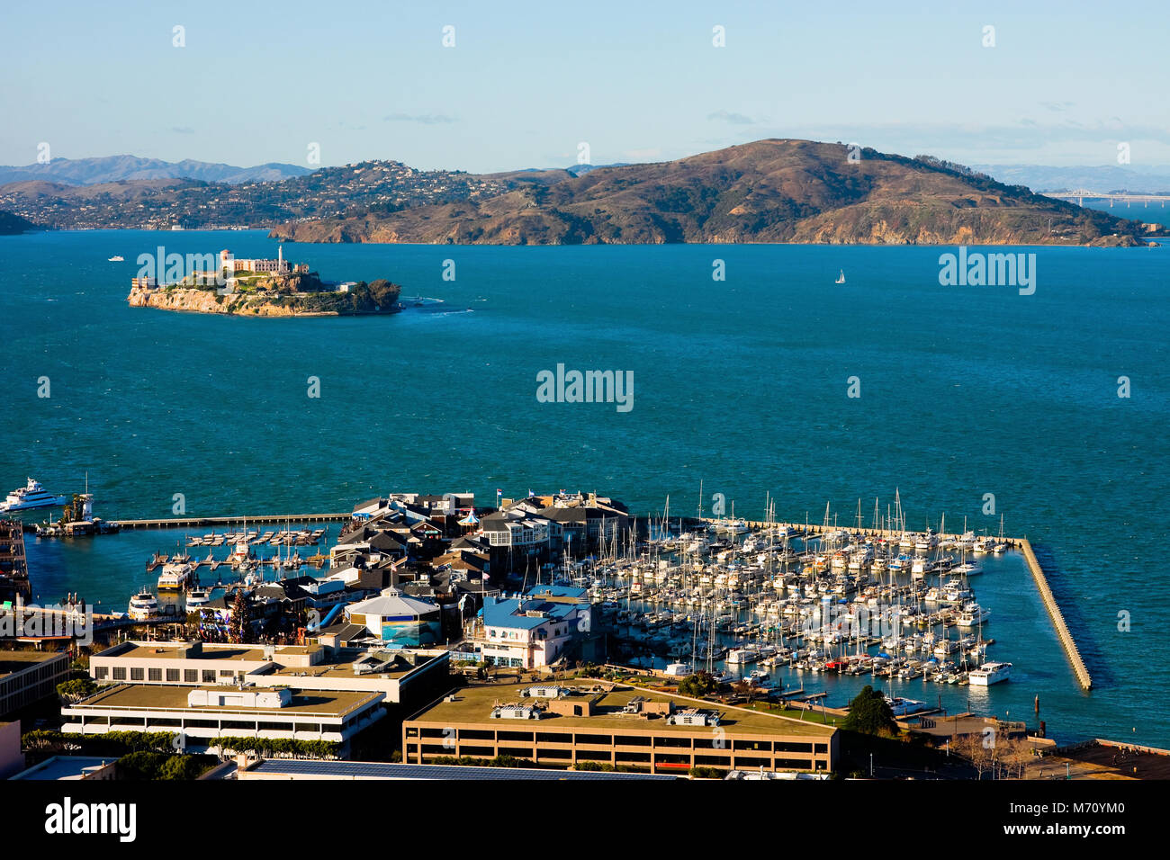 San Francisco vue aérienne Banque D'Images