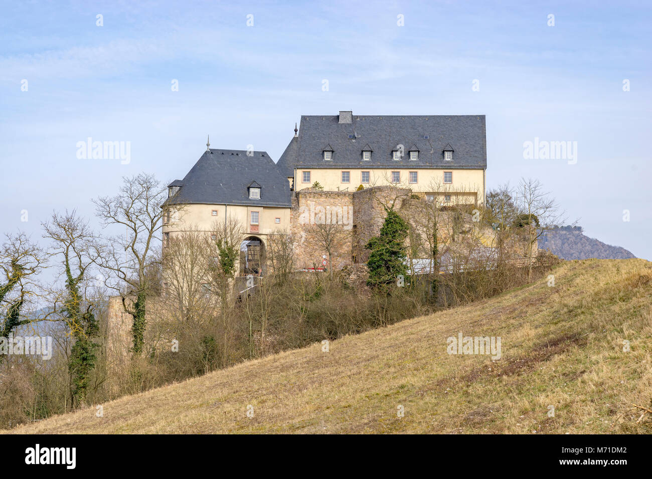 Château Ebernburg Bad Münster am Stein Ebernburg, Allemagne Banque D'Images