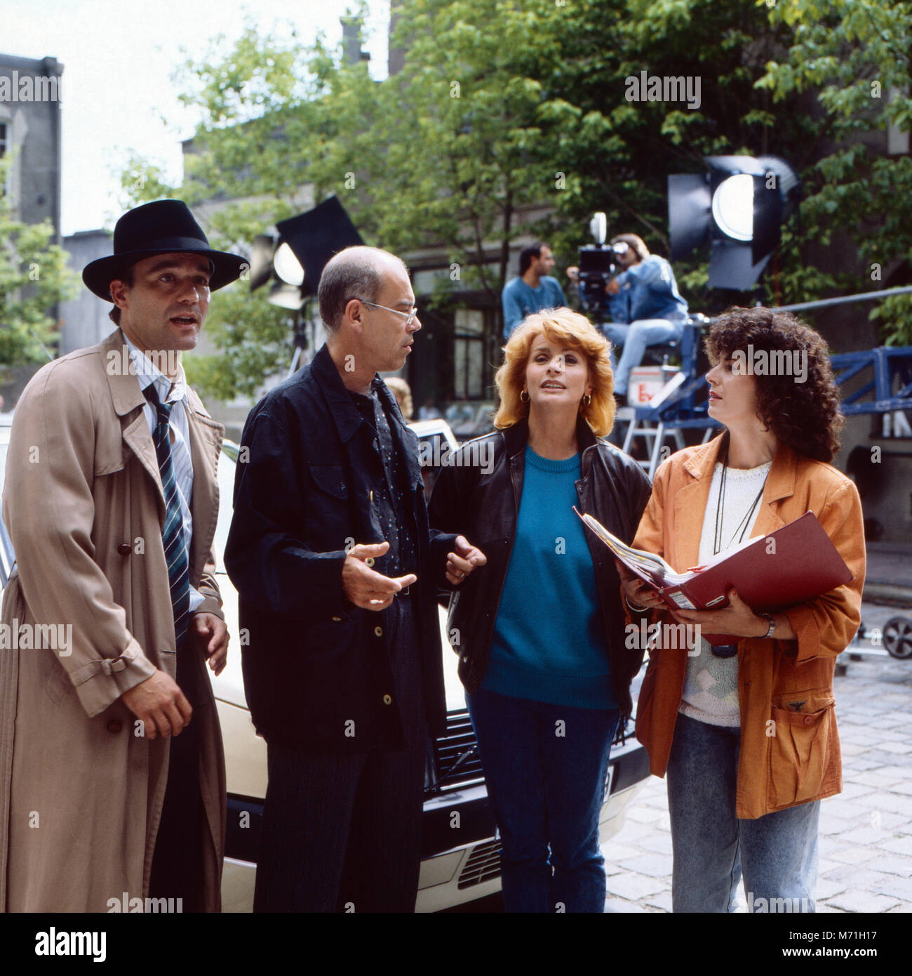 Die schnelle Gerdi, Fernsehserie, Deutschland, 1989 acteurs : Heiner Lauterbach, Bernd Fischerauer, Senta Berger, Eva Astor Banque D'Images