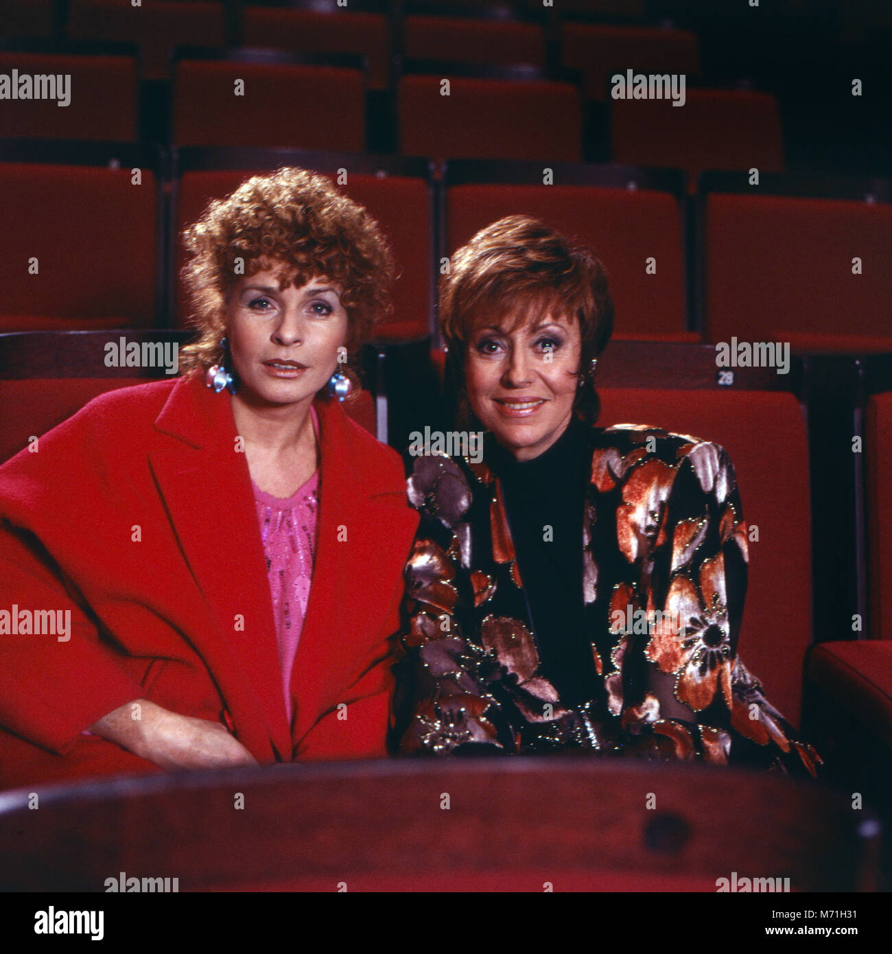 Die schnelle Gerdi, Fernsehserie, Deutschland, 1989 acteurs : Senta Berger, Caterina Valente Banque D'Images