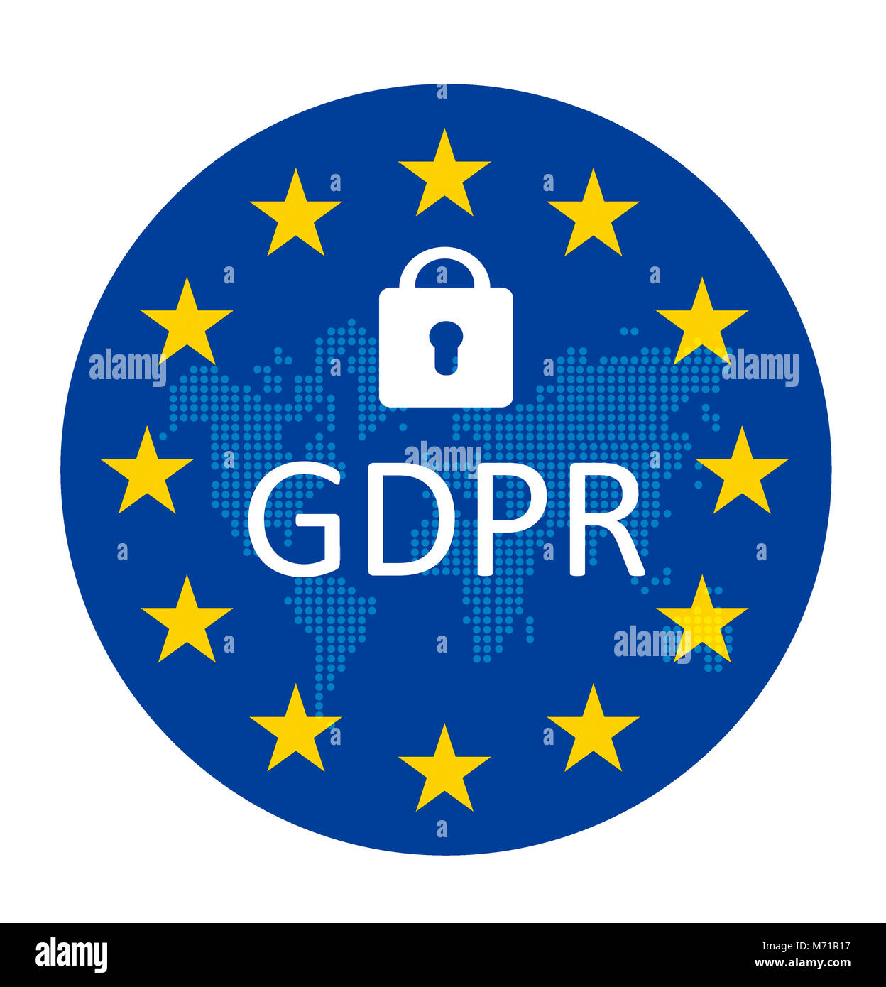 Pibr règlement général sur la protection des données Banque D'Images