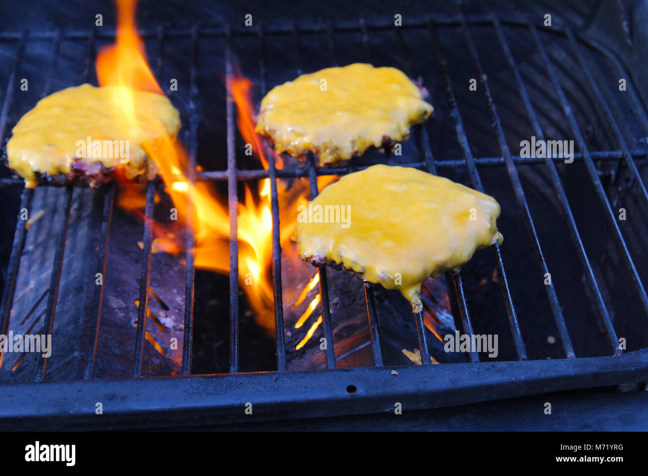 Backyard BBQ pour les vacances d'été Banque D'Images