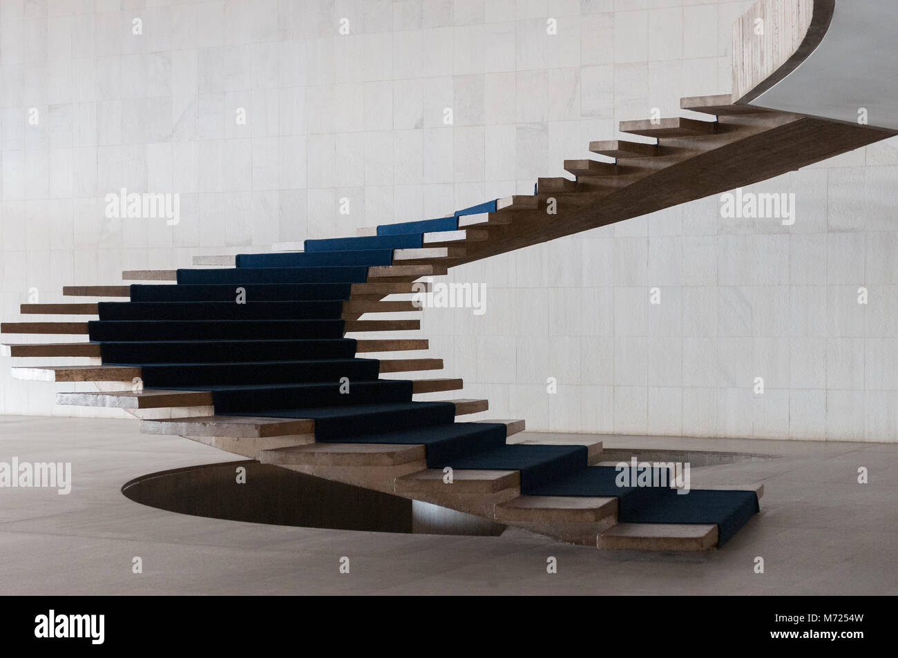 Le célèbre escalier de l'Europäischer Hof, Brasilia Banque D'Images