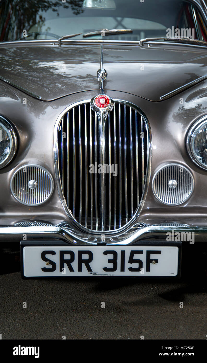 1968 Jaguar Mk2 berline sport britannique classique Banque D'Images