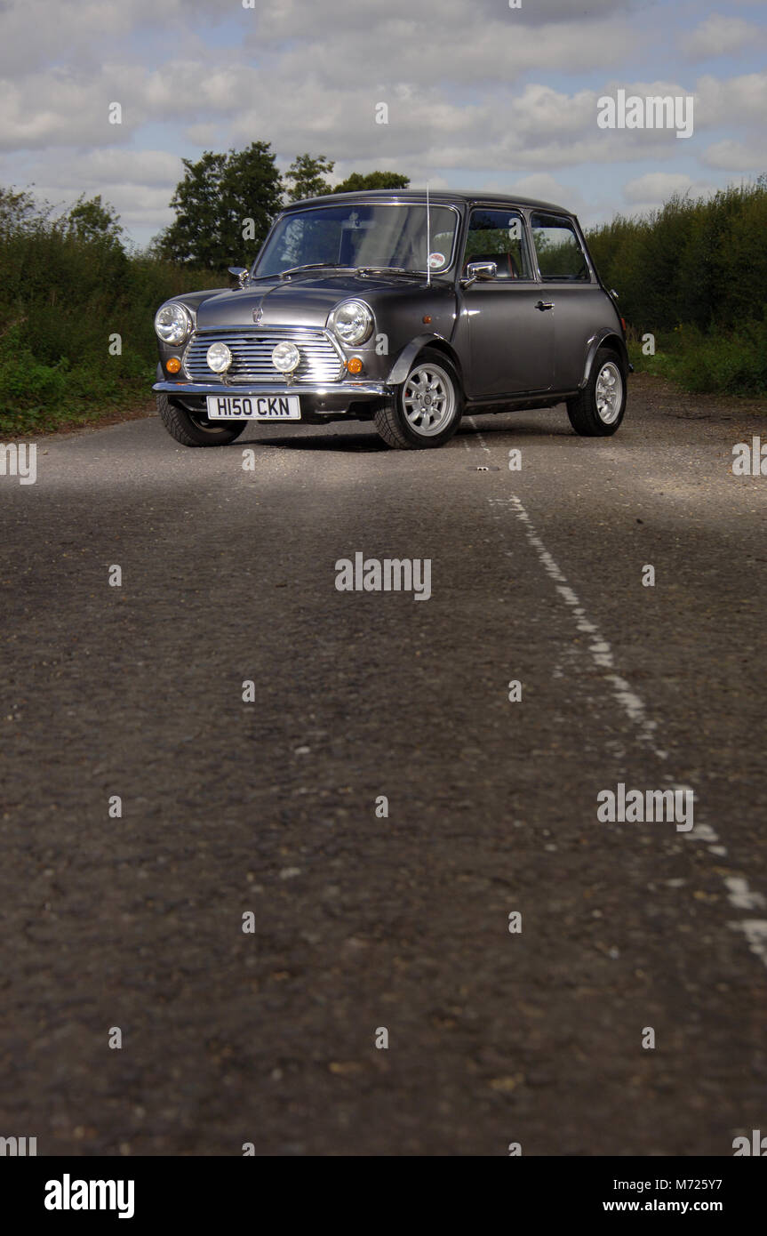 1990 Mini Classic British petite voiture Banque D'Images