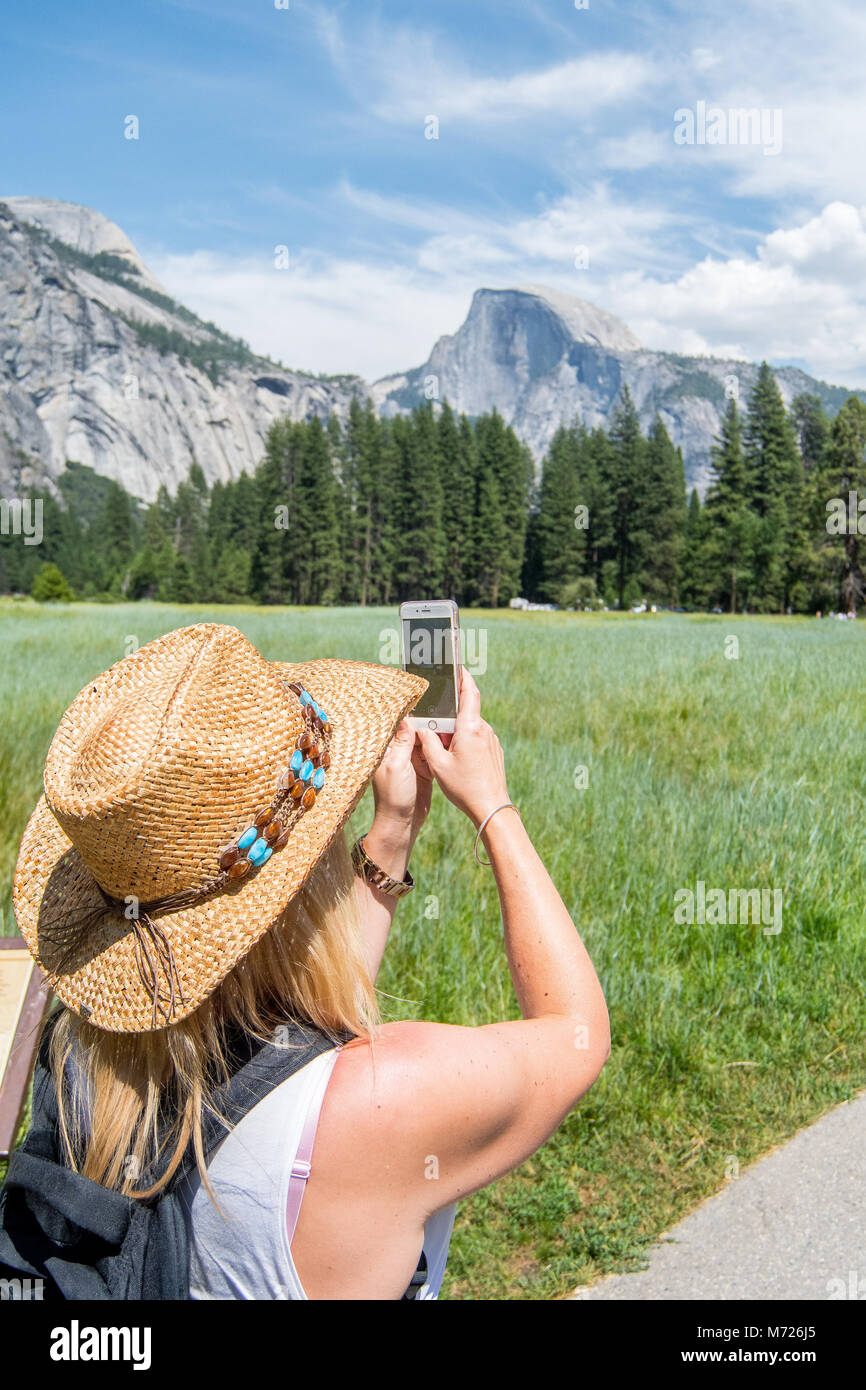 Yosemite sur votre mobile Banque D'Images