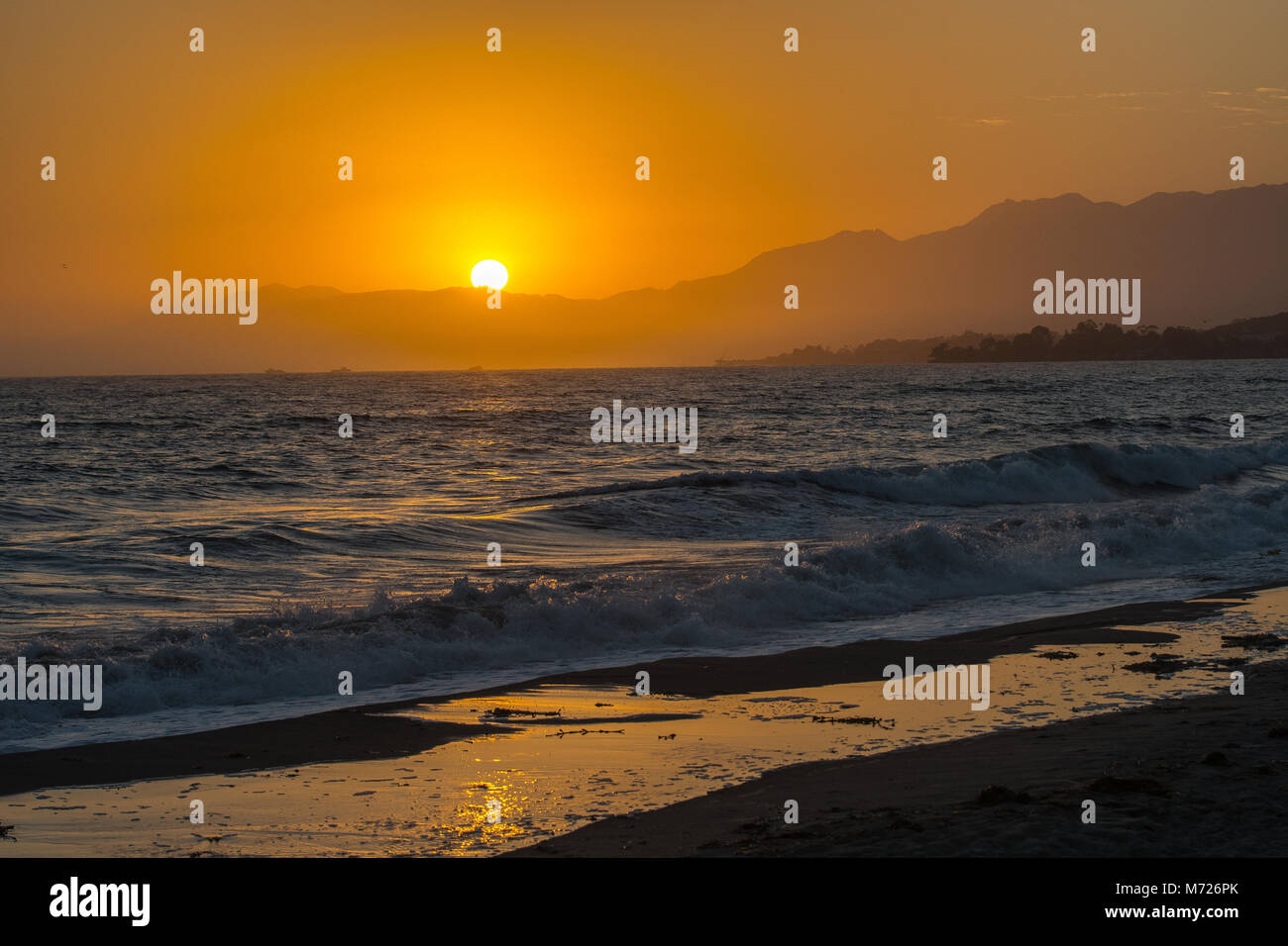 Malibu sunset Banque D'Images