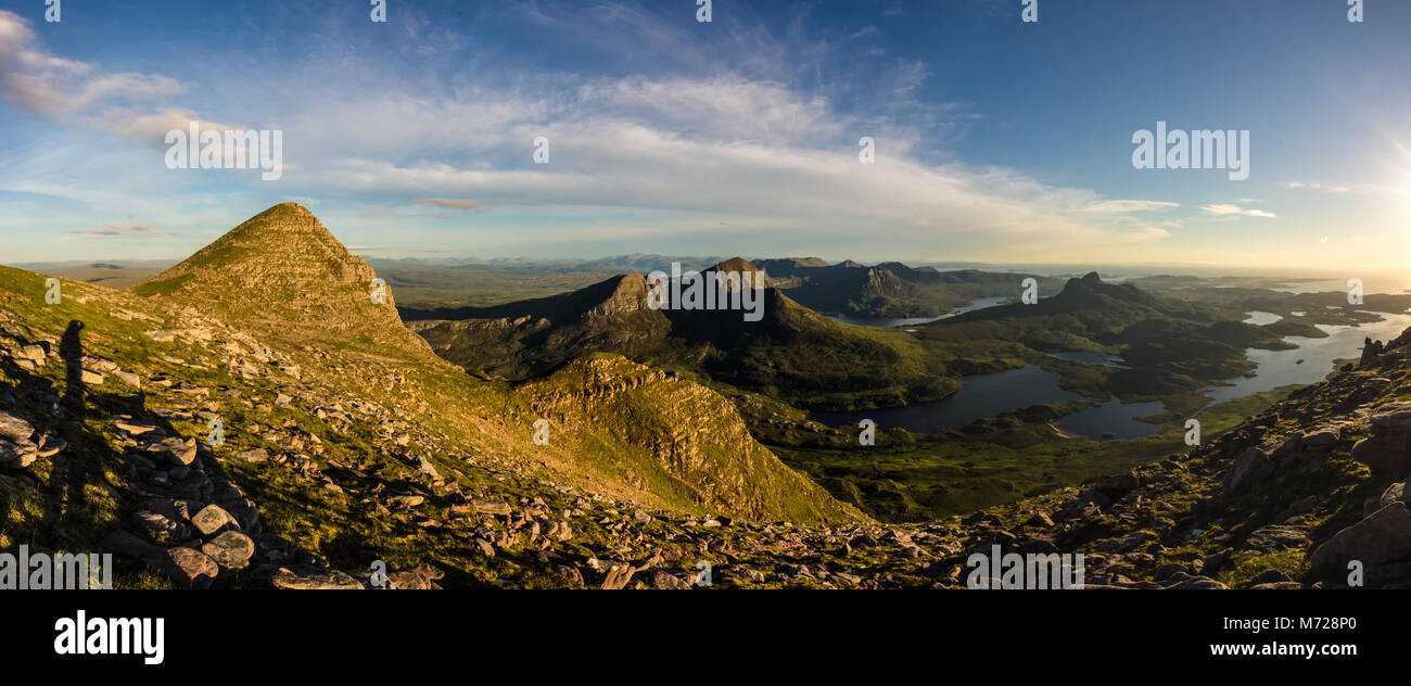 Cul Mor, Stac Pollaidh Coigach et Banque D'Images